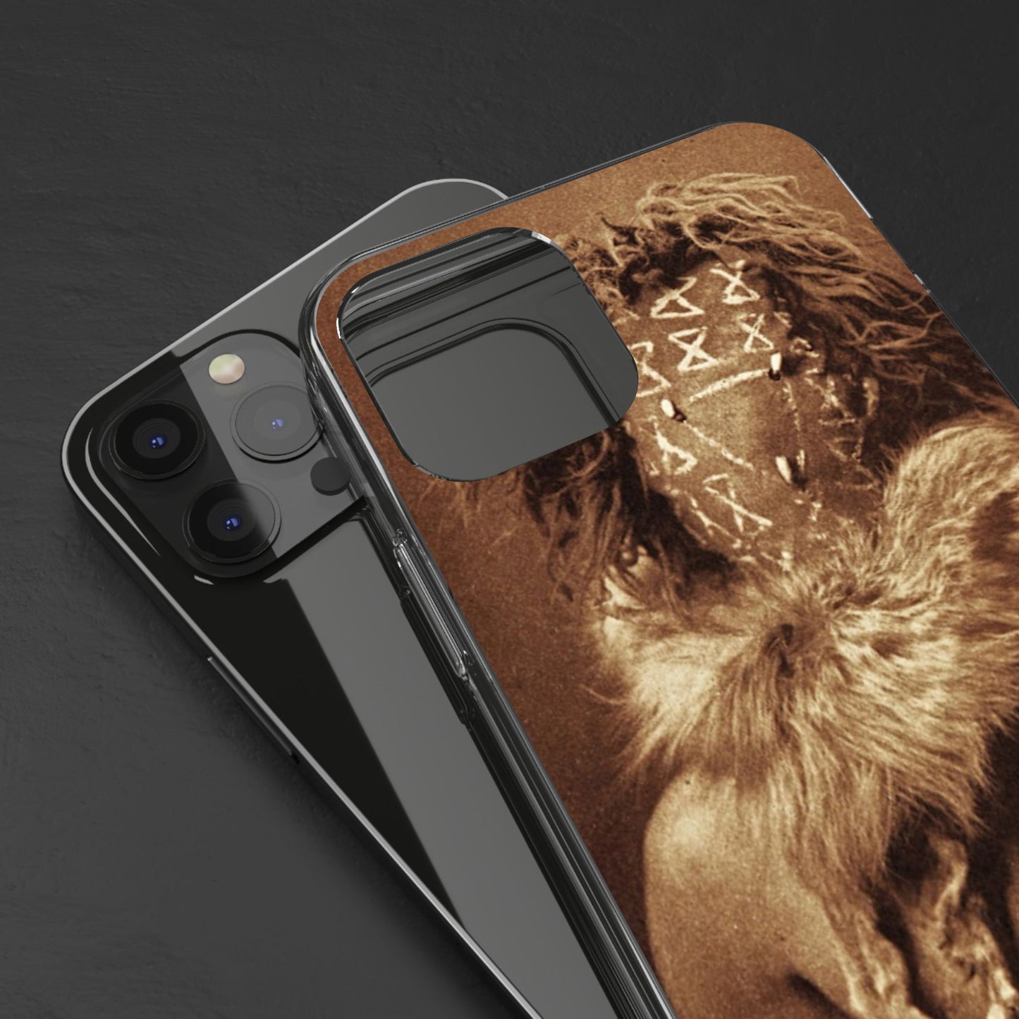 Yei Artistic Clear Phone Case for Unique Expression, Phone Accessories, Nature Lovers, Boho Style, Gift for Him/Her
