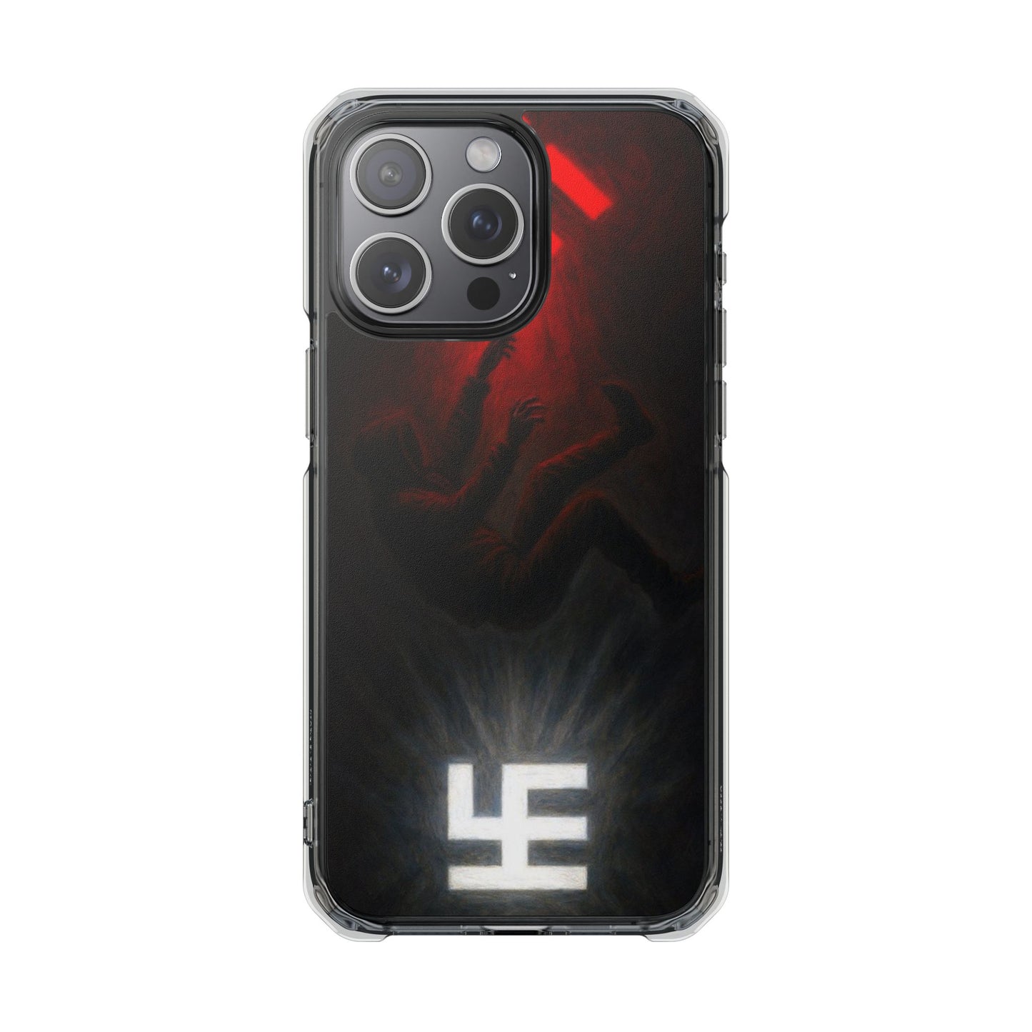 Swasticoin Dynamic Magnetic Phone Case, Unique Design, Rugged Protection, Smartphone Accessories, Personalized Gifts, Tech Enthusiasts