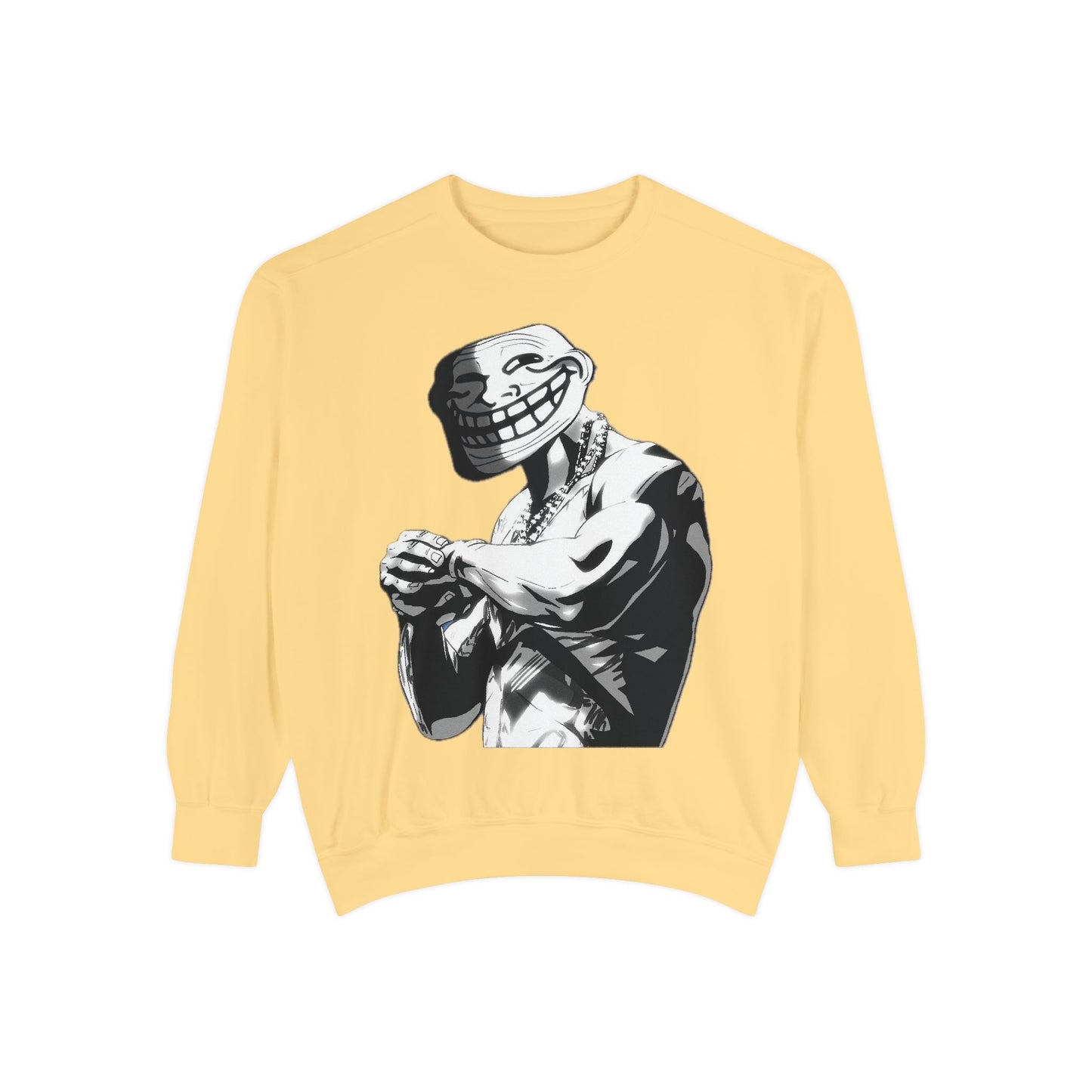 TROLL Stylish Unisex Sweatshirt with Playful Graphic, Trendy Streetwear, Cozy and Casual, Perfect Gift for Any Occasion, Unique Art Design