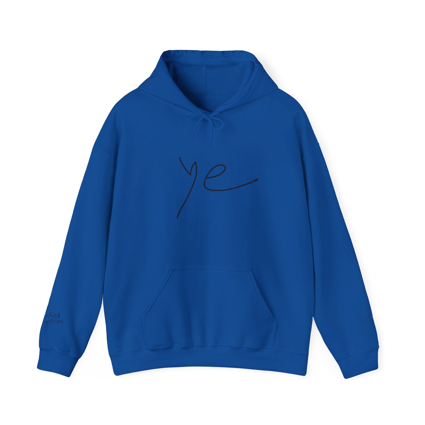 Ye 7BN Minimalist Unisex Hooded Sweatshirt, Casual Streetwear, Gift for Fans, Cozy Layering, Everyday Style, Unique Graphic Hoodie