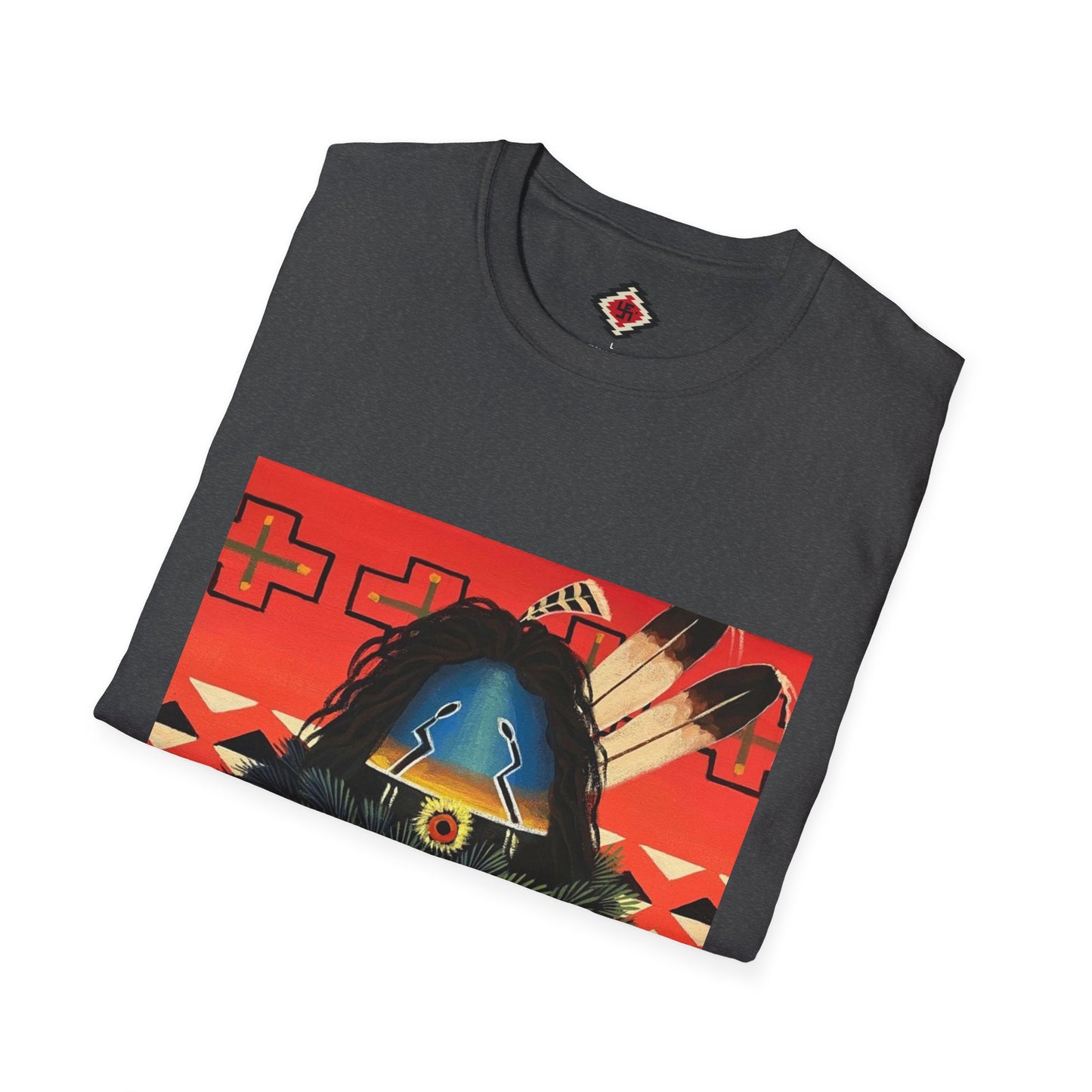 Yei Cultural Art T-Shirt | Unisex, Artistic Tee, Unique Design, Boho Fashion, Vintage Style, Gift for Her/Him