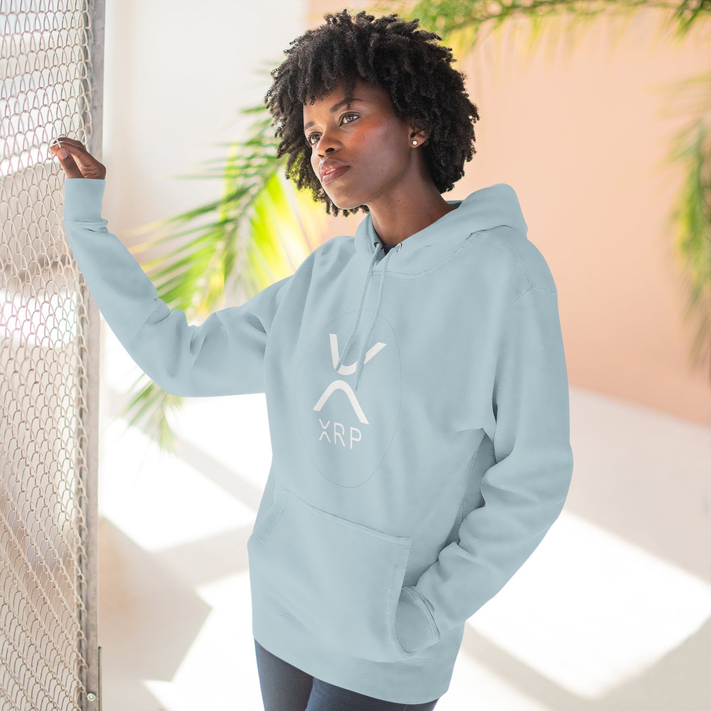 XRP Cozy Three-Panel Fleece Hoodie for Relaxed Casual Style, Perfect for Lounging, Gifting, Everyday Wear, and Cozy Nights