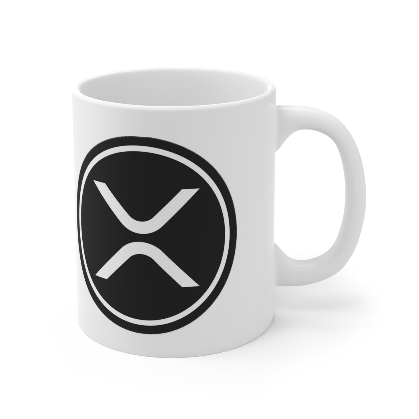 XRP Stylish Coffee Mug, Trendy Drinkware, Personalized Gift, Artful Kitchen Decor, Ideal for Coffee Lovers, Unique Keepsake