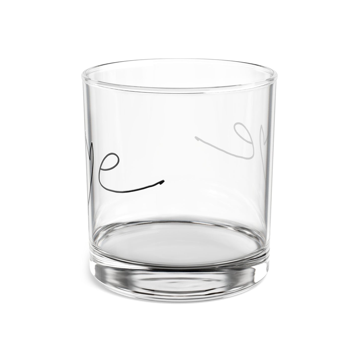 Ye 7BN Elegant Handcrafted Rocks Glass, Perfect for Home Bar, Enjoy in Style, Great Gift for Whiskey Lovers, Wedding, Housewarming, Parties