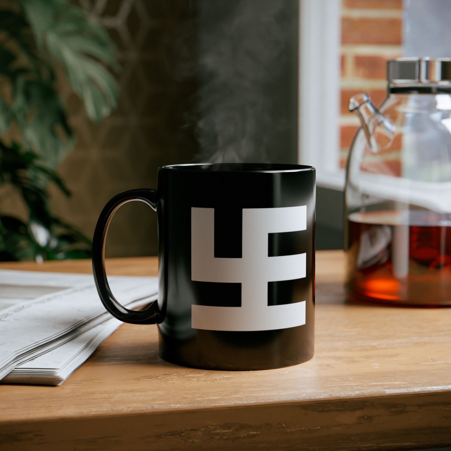 Swasticoin Modern Black Mug
