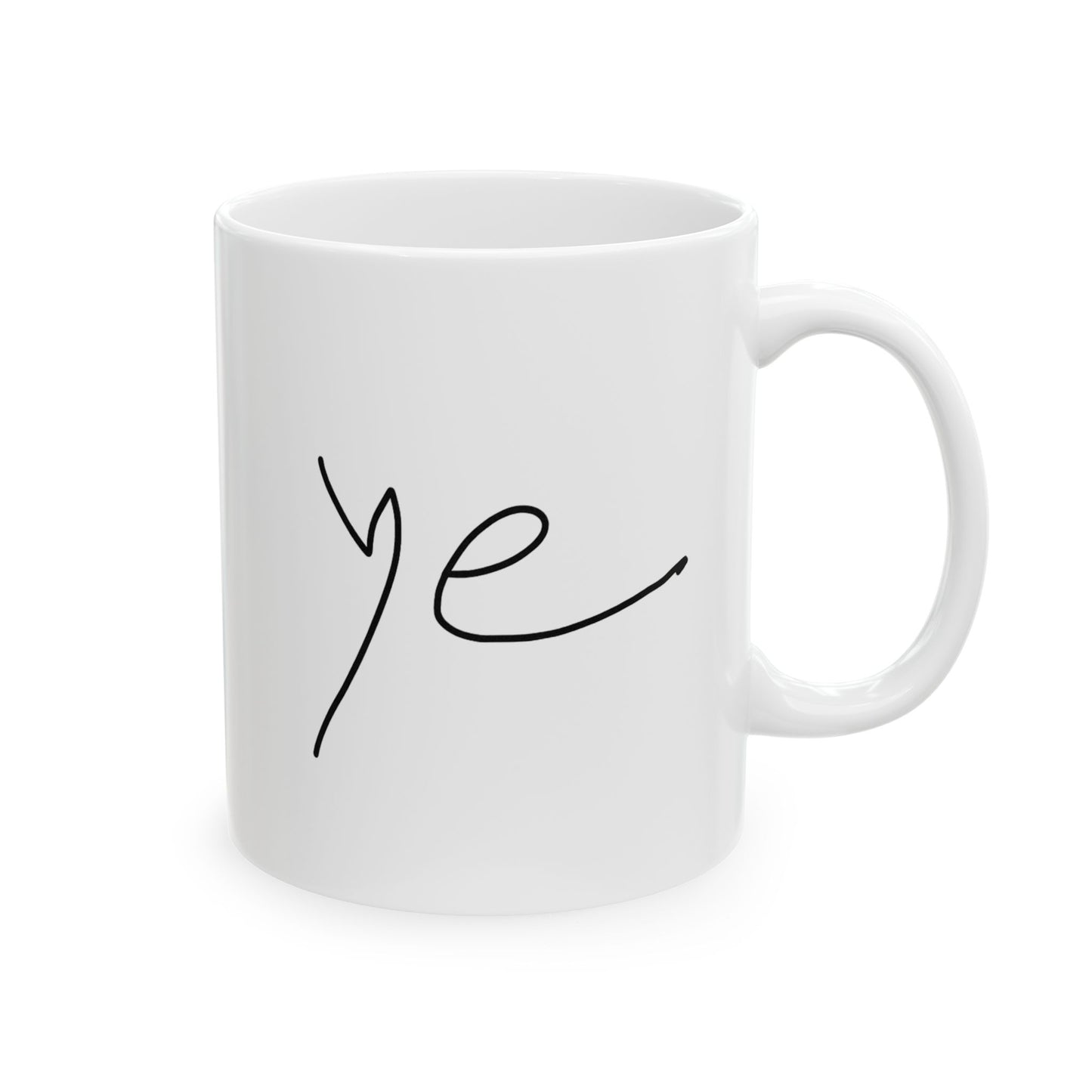 Ye 7BN Personalized Ceramic Mug, Coffee Cup, Gift for Friends, Custom Message Mug, Cute Drinkware, Unique Kitchen Decor