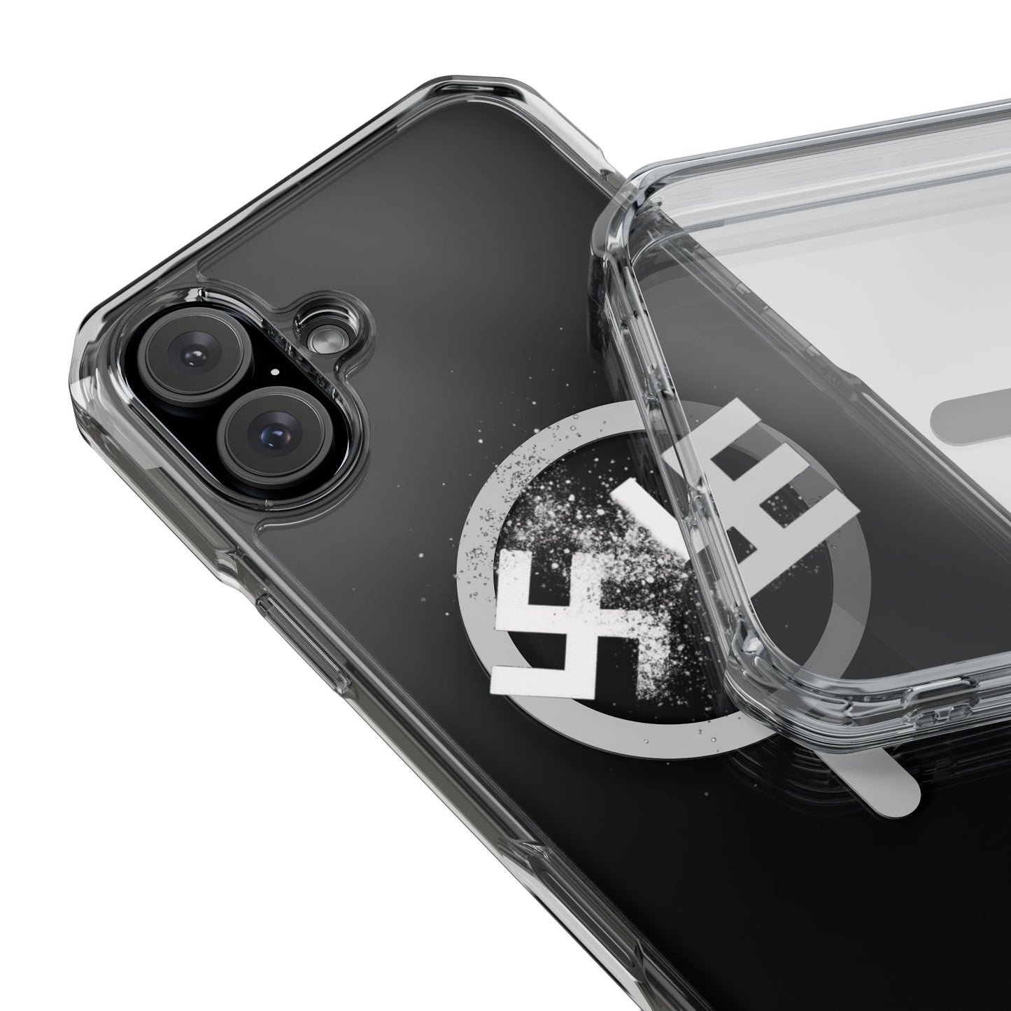 Swasticoin Magnetic Clear Phone Case, Stylish Protective Case for iPhones, Durable and Trendy Phone Cover, Perfect Gift for Tech Lovers, Modern Design