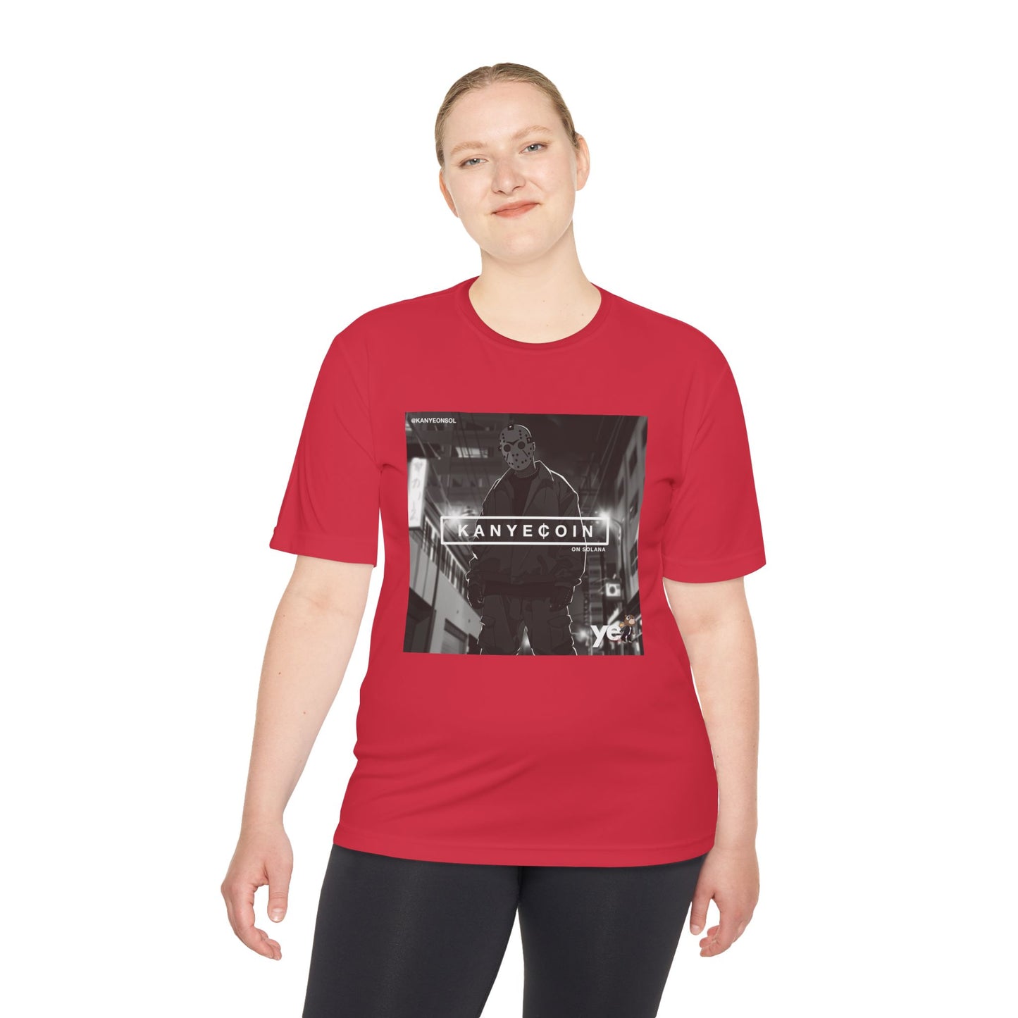 KANYECOIN Unisex Moisture Wicking Tee, Cool Graphic Tee, Music Lover Gift, Urban Style Shirt, Sportswear, Trendy Tee for Fans