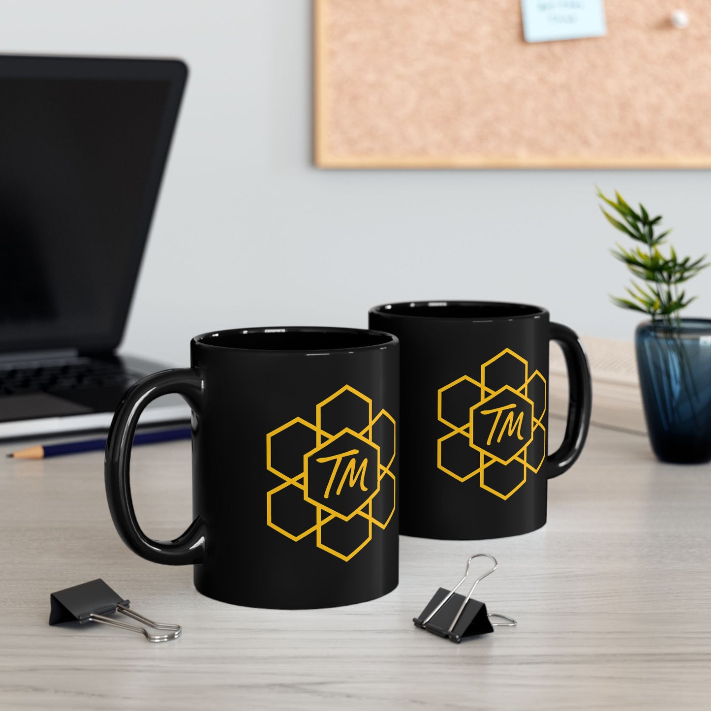 Trench Merch Stylish Black Mug for Daily Inspiration, Perfect for Coffee Lovers, Gift for Birthdays, Anniversaries, Graduation, Office Decor