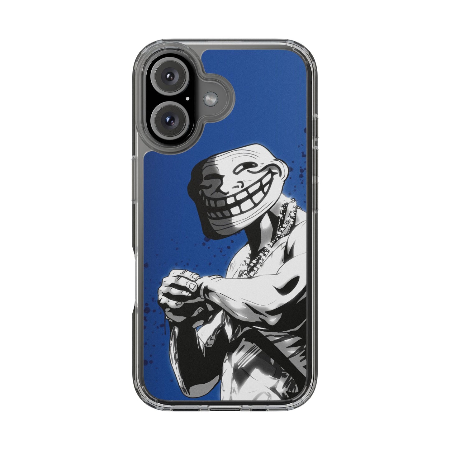 TROLL Clear Cases with Bold Graphic Design, Awesome Phone Accessories, Unique Gifts, Cartoon Phone Covers, Trendy Tech Gear