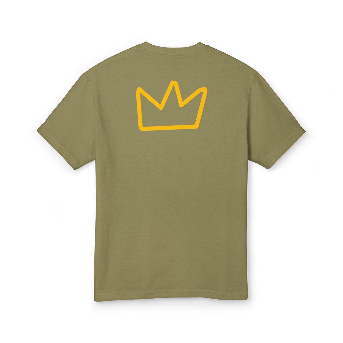 Trench Merch Crown Logo Unisex Heavyweight Cotton Tee, Casual Streetwear Shirt, Gift for Him/Her, Summer Style, Vibrant Graphics Tee