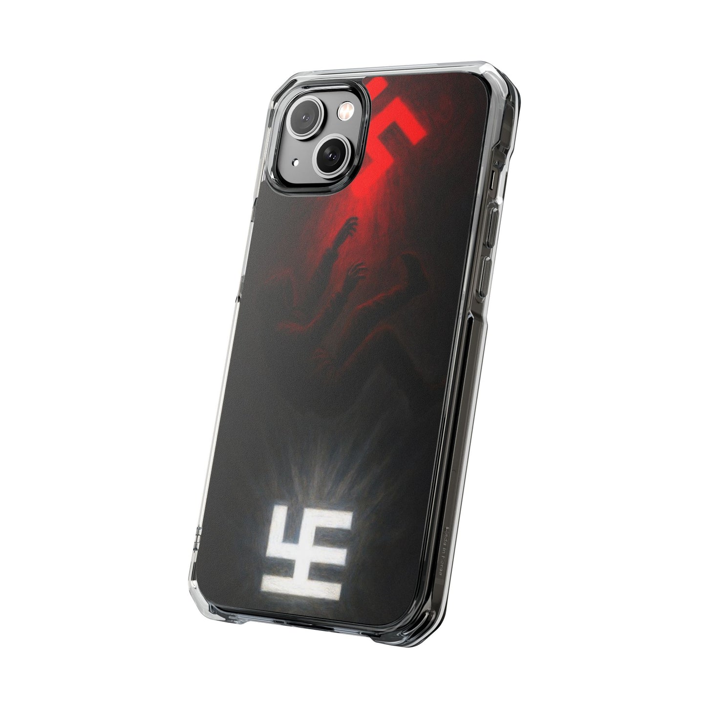 Swasticoin Dynamic Magnetic Phone Case, Unique Design, Rugged Protection, Smartphone Accessories, Personalized Gifts, Tech Enthusiasts
