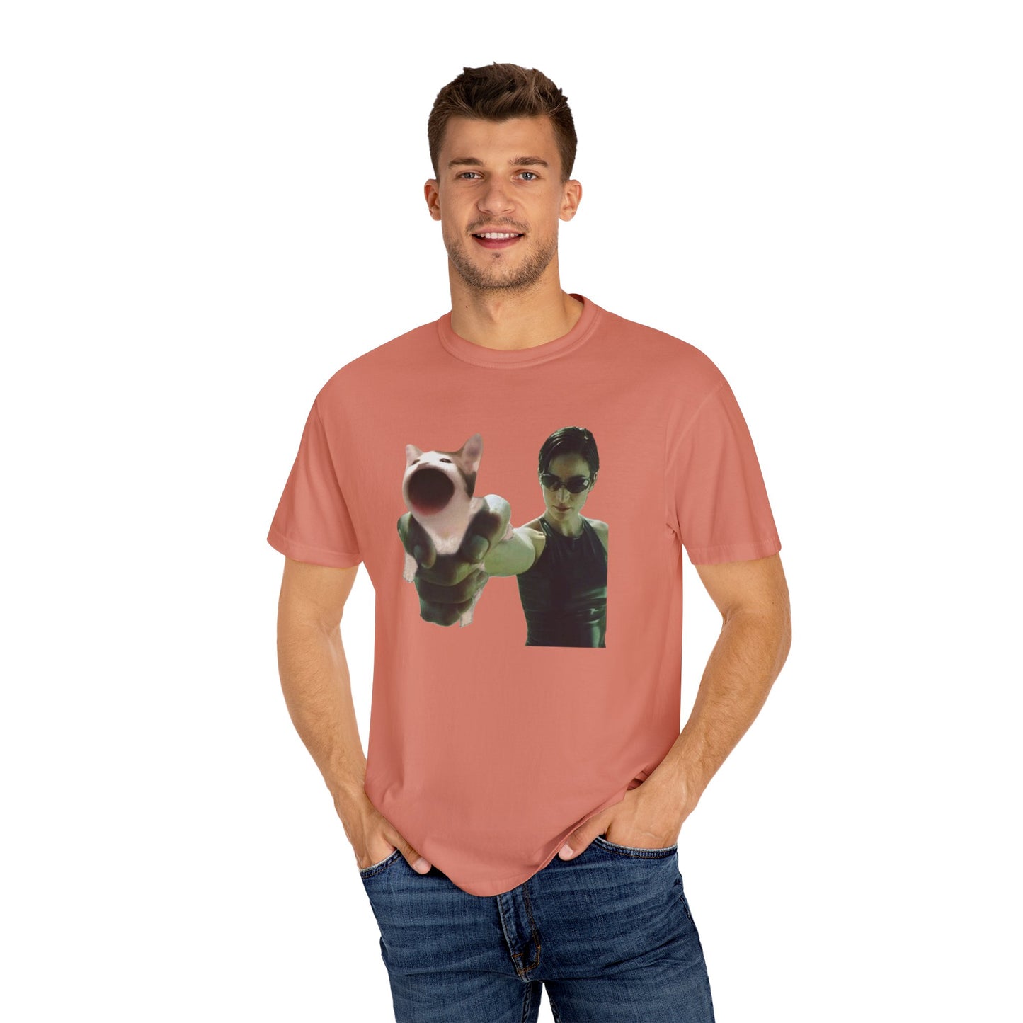 POPCAT Street Style Unisex T-Shirt | Vintage Graphic Tee, Casual Outfit, Gift for Friends, Meme Apparel, Conversation Starter
