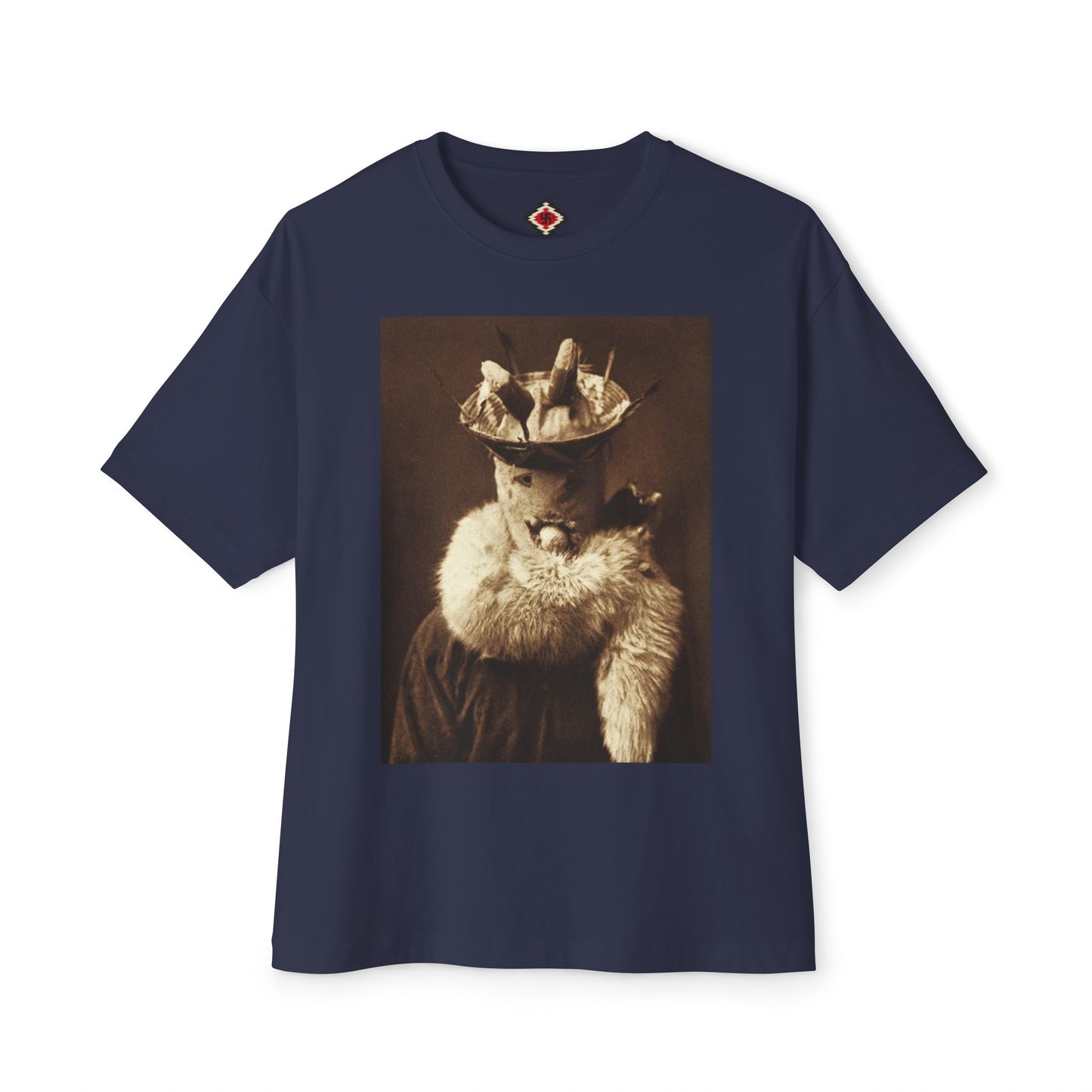 Yei Oversized Tee - Unique Gift, Casual Wear, Vintage Style, Cute Animal T-Shirt