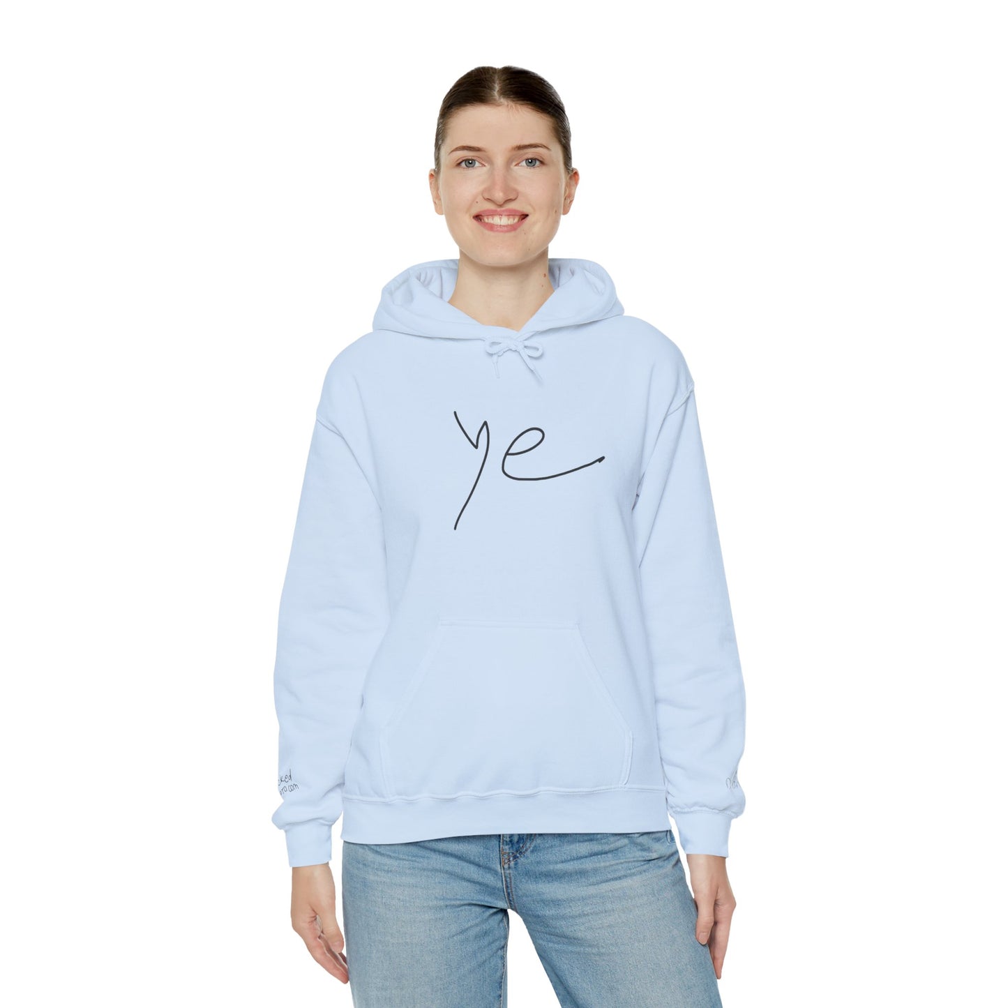 Ye 7BN Minimalist Unisex Hooded Sweatshirt, Casual Streetwear, Gift for Fans, Cozy Layering, Everyday Style, Unique Graphic Hoodie