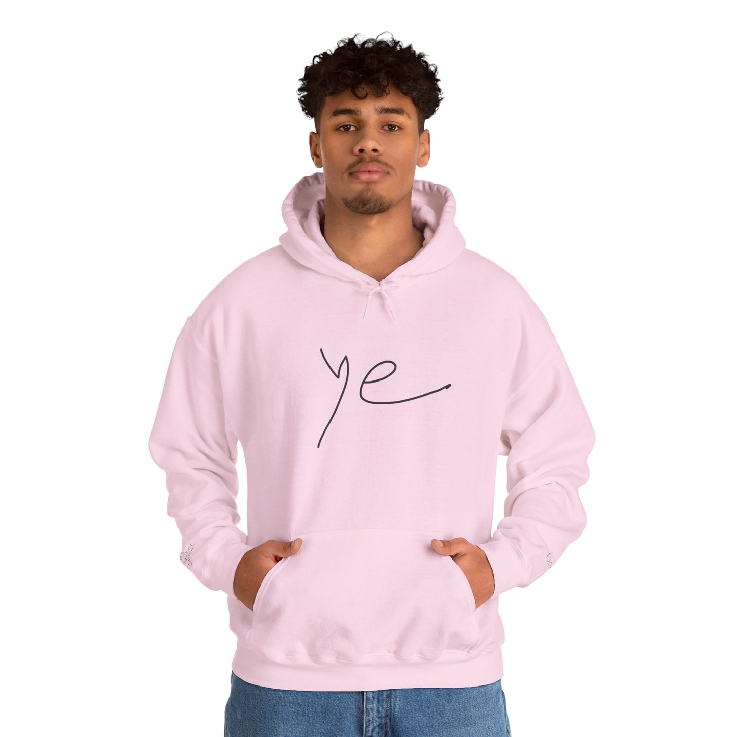 Ye 7BN Minimalist Unisex Hooded Sweatshirt, Casual Streetwear, Gift for Fans, Cozy Layering, Everyday Style, Unique Graphic Hoodie