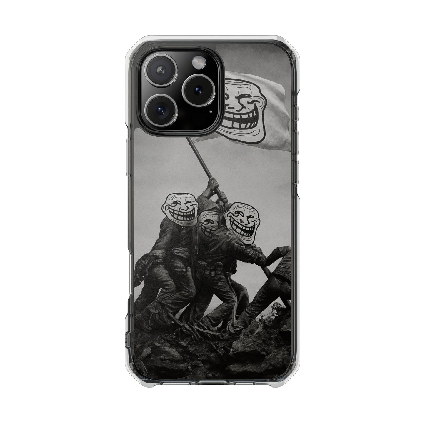 TROLL Flag Phone Case, Trendy Phone Cover, Gift for Gamers, Unique Phone Accessory, Funny Phone Protection