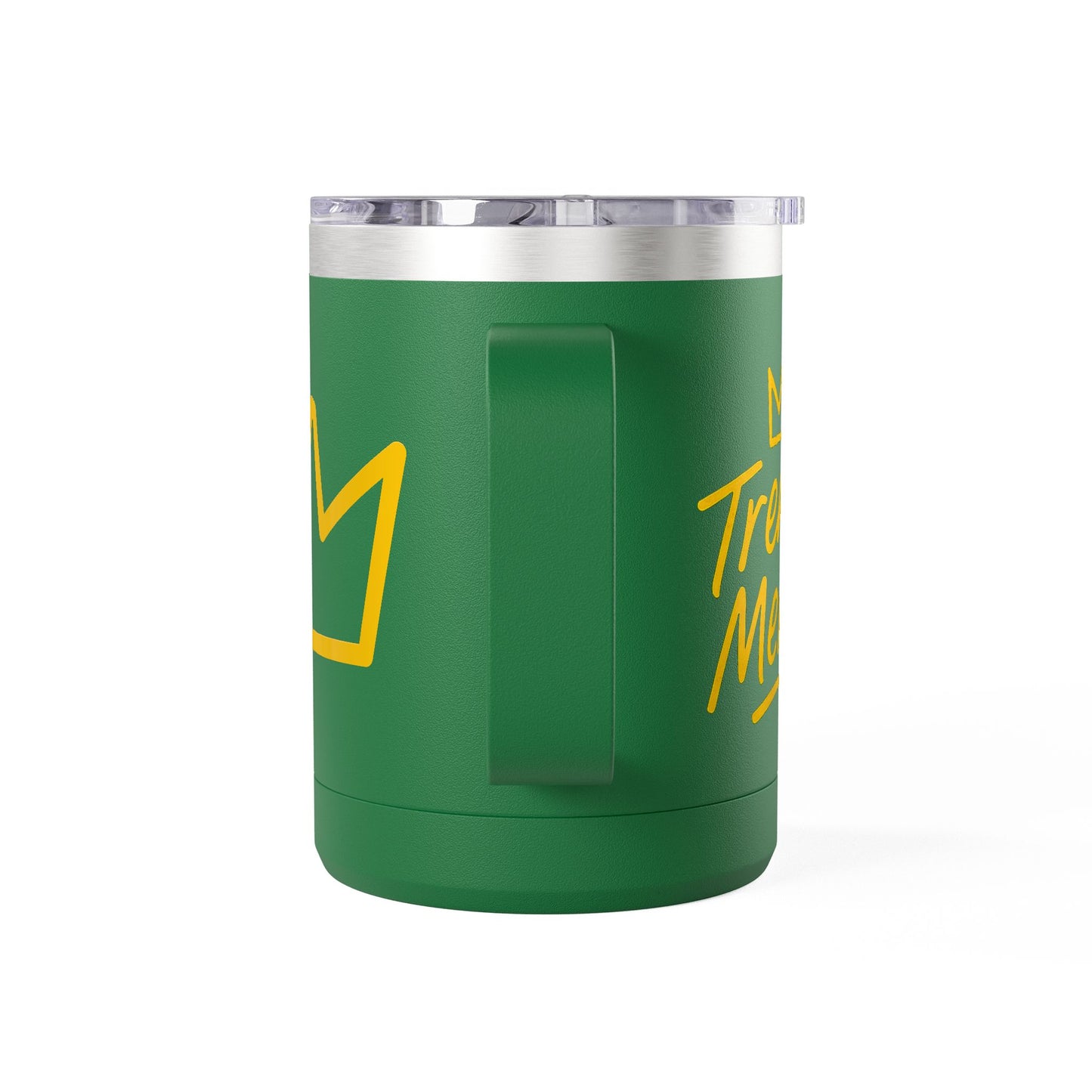 Trench Merch Crown Coffee Mug Tumbler, Perfect for Beach Lovers, Gifts for Friends, Summer Getaways, Adventure Travel, Crown Design