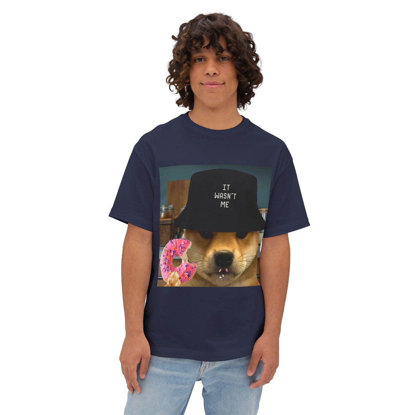 WIF Boxy Tee, Unisex Oversized T-Shirt, Gift for Dog Lovers, Cute Pet Apparel, Casual Everyday Wear, Funny Graphic Tee