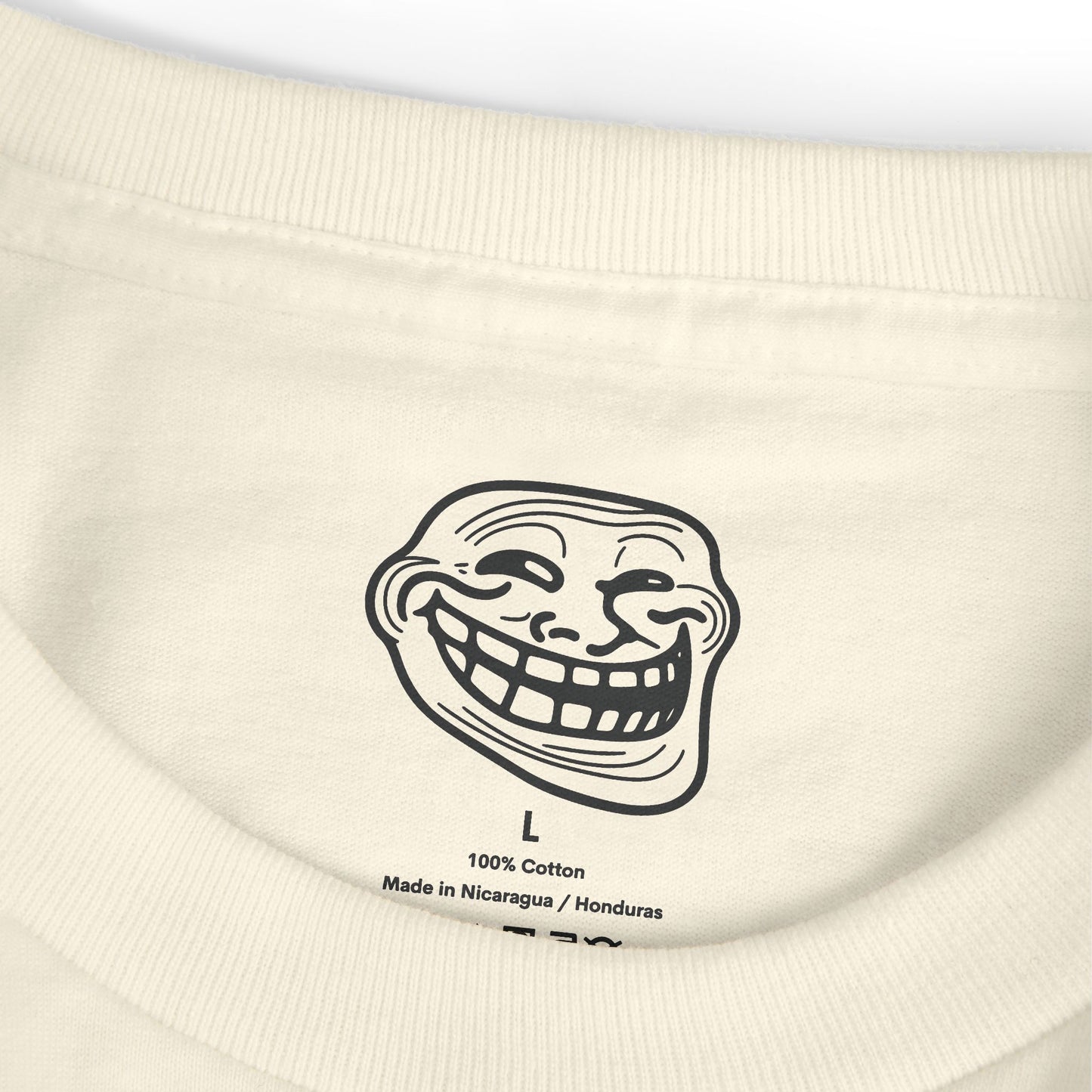 TROLL Funny Meme Heavyweight Tee, Casual Graphic T-Shirt, Unisex Humor Apparel, Perfect Gift for Friends, Streetwear Fashion