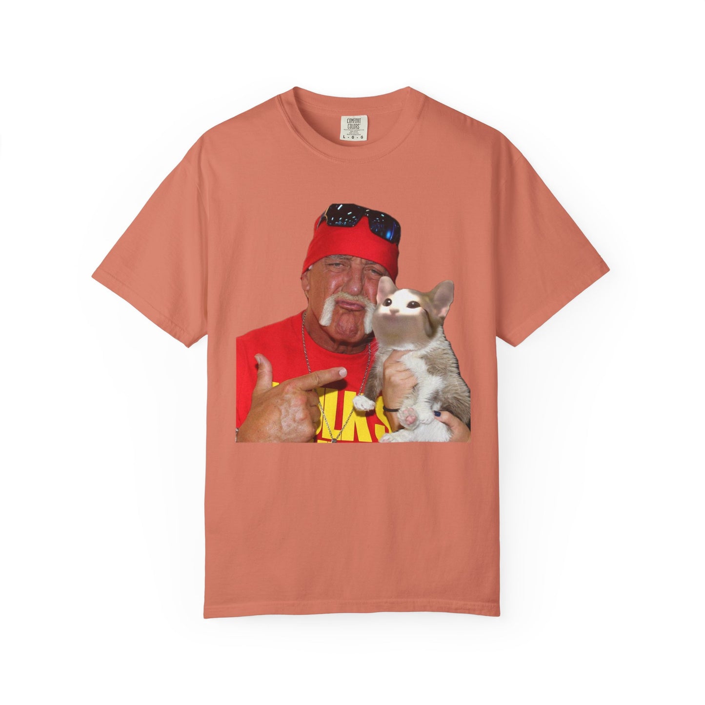 POPCAT Hilarious Unisex T-Shirt: Perfect for Dads, Pet Lovers, Gifts, Funny Apparel, Casual Wear, Cat Lovers