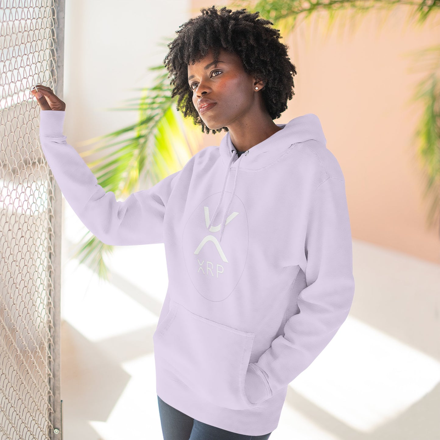 XRP Cozy Three-Panel Fleece Hoodie for Relaxed Casual Style, Perfect for Lounging, Gifting, Everyday Wear, and Cozy Nights
