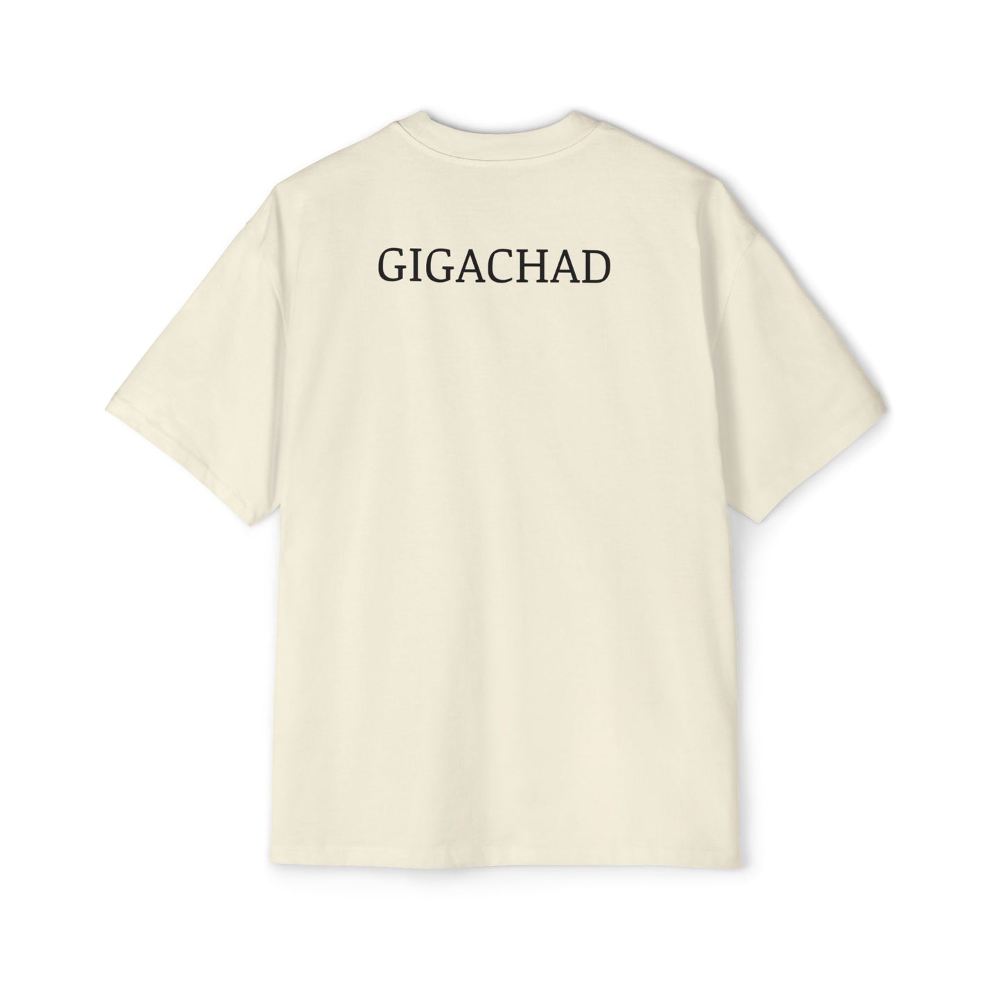 GIGA Stylish Men's Oversized Tee for Comfort Lovers, Casual Wear, Street Style, Gift for Him, Trendy Tee with Gigachad Design