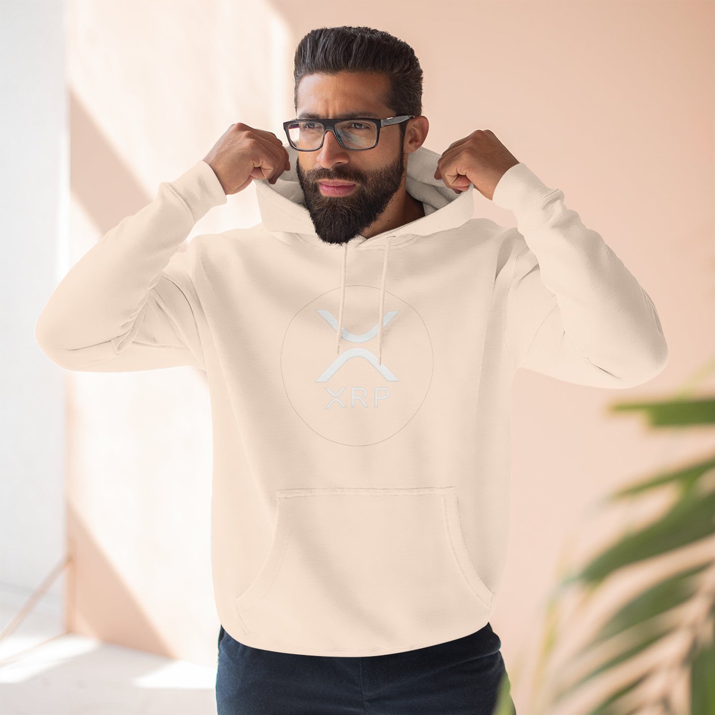 XRP Cozy Three-Panel Fleece Hoodie for Relaxed Casual Style, Perfect for Lounging, Gifting, Everyday Wear, and Cozy Nights