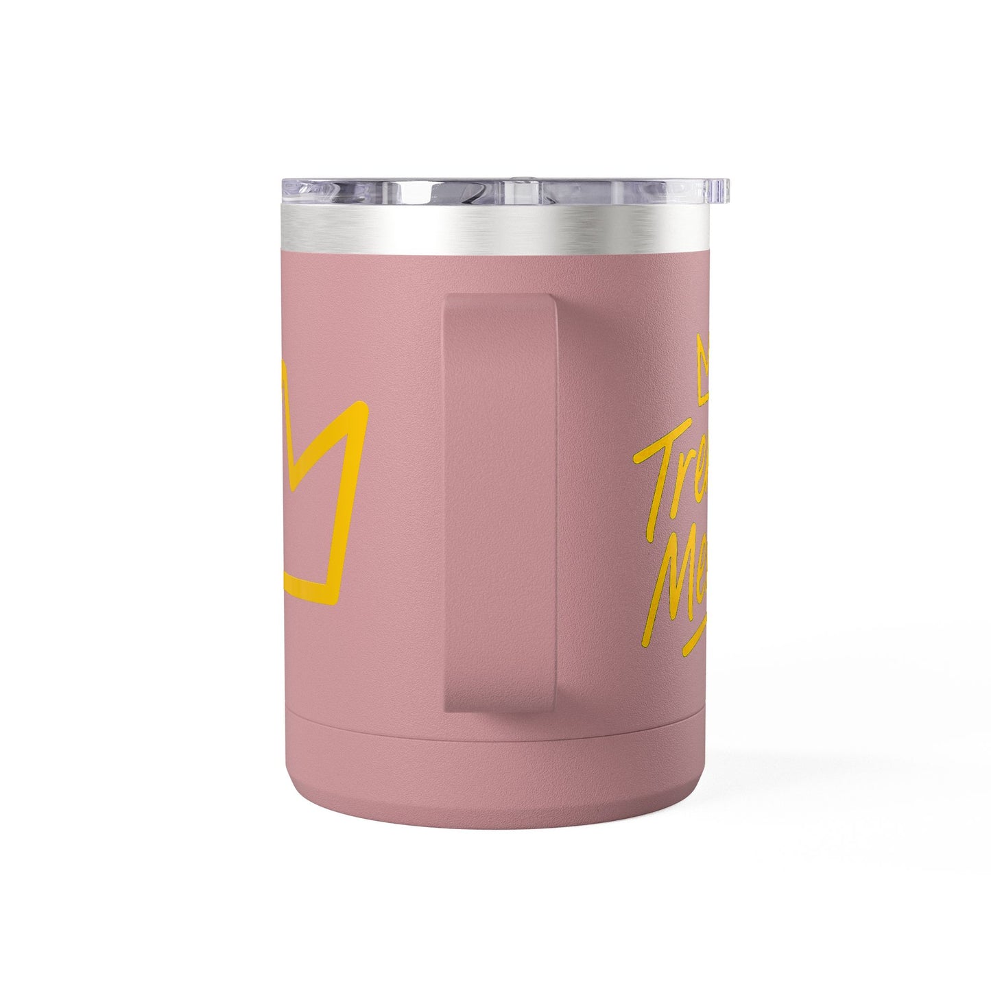 Trench Merch Crown Coffee Mug Tumbler, Perfect for Beach Lovers, Gifts for Friends, Summer Getaways, Adventure Travel, Crown Design