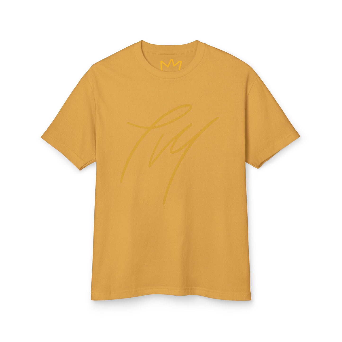 Trench Merch Crown Logo Unisex Heavyweight Cotton Tee, Casual Streetwear Shirt, Gift for Him/Her, Summer Style, Vibrant Graphics Tee