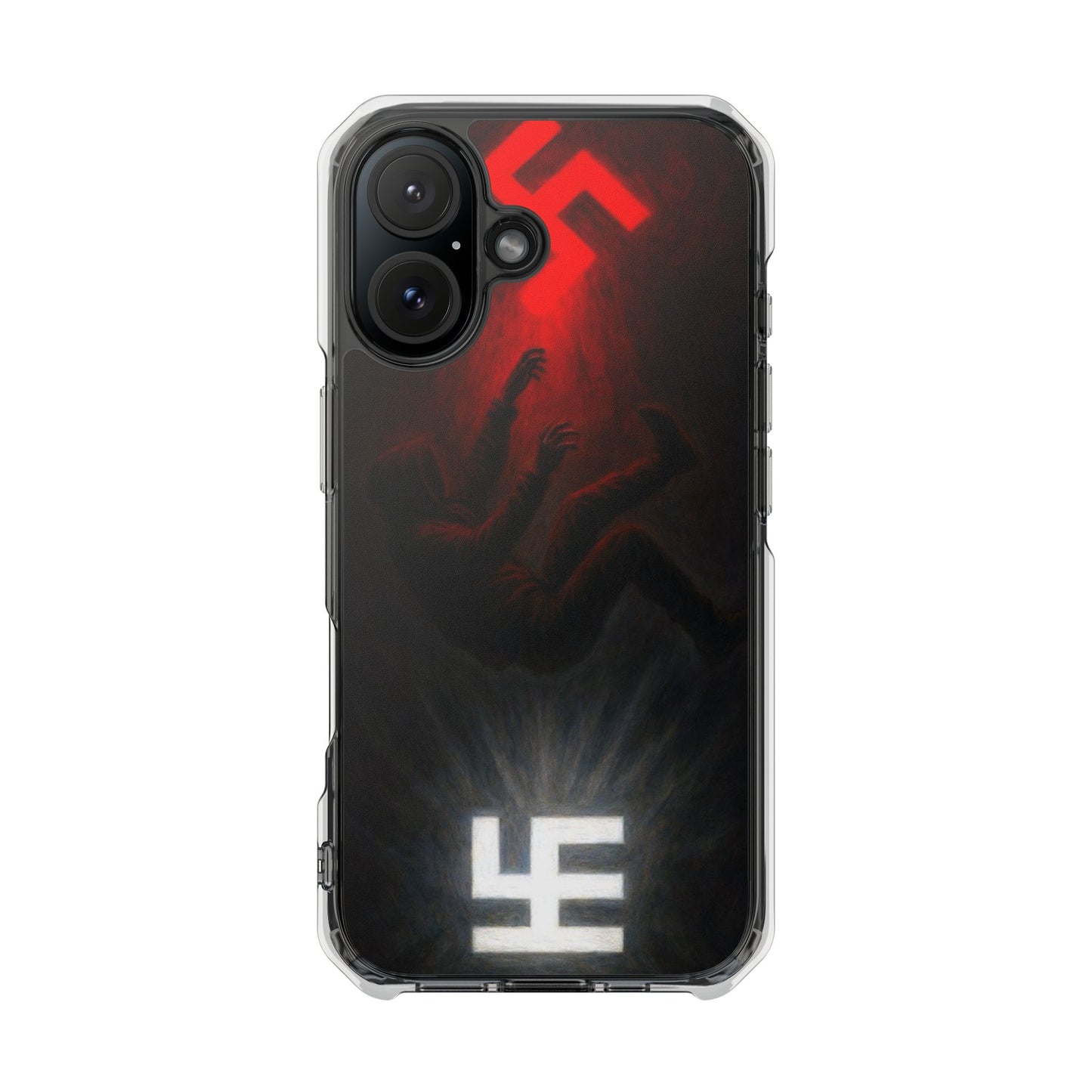 Swasticoin Dynamic Magnetic Phone Case, Unique Design, Rugged Protection, Smartphone Accessories, Personalized Gifts, Tech Enthusiasts