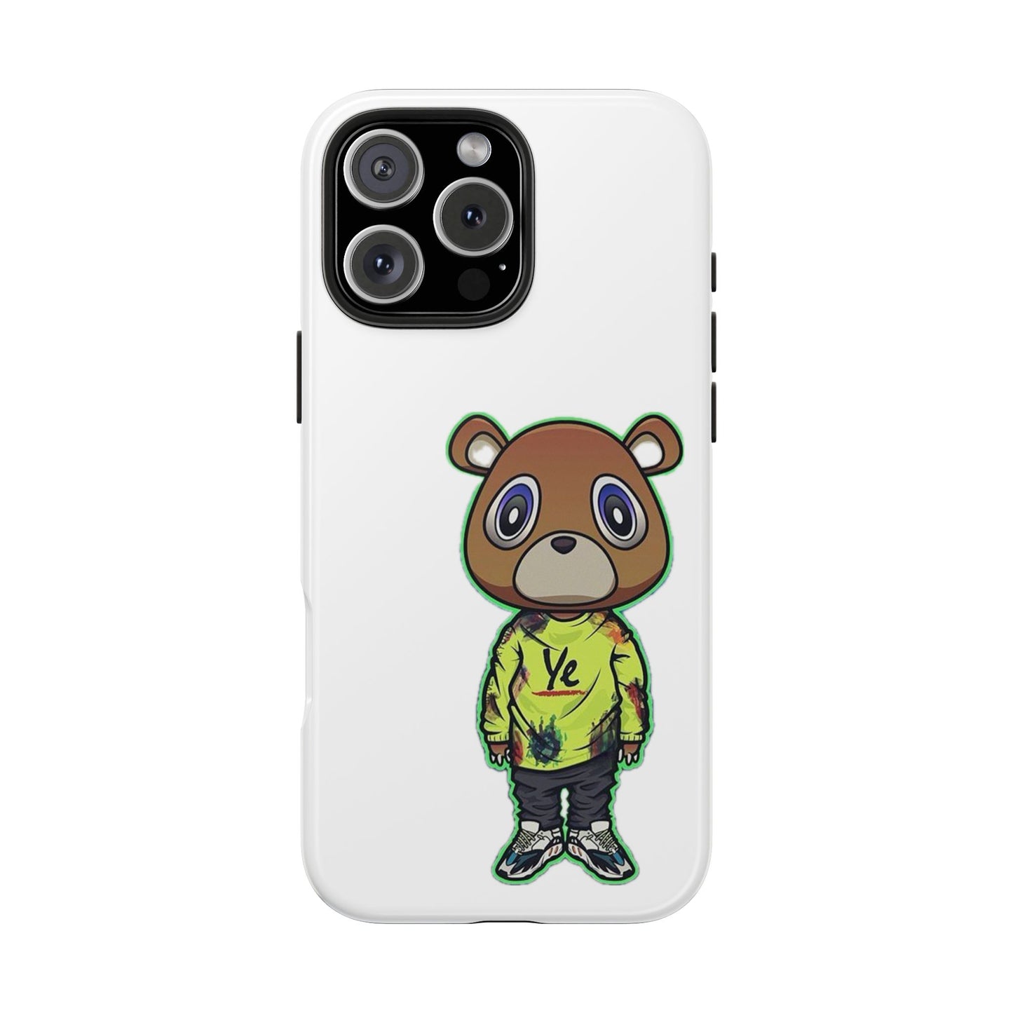 Ye Bear Tough Phone Cases with Cartoon Design - Unique Phone Cover, Durable Mobile Case, Cool Gift for Teens, Fun Accessory for Everyday Use