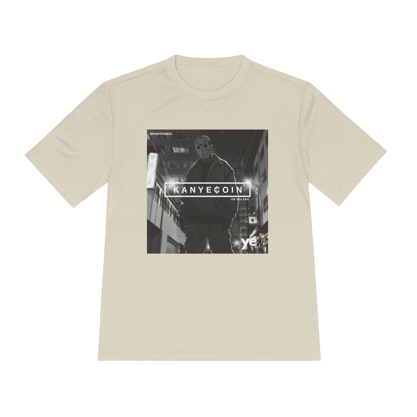 KANYECOIN Unisex Moisture Wicking Tee, Cool Graphic Tee, Music Lover Gift, Urban Style Shirt, Sportswear, Trendy Tee for Fans