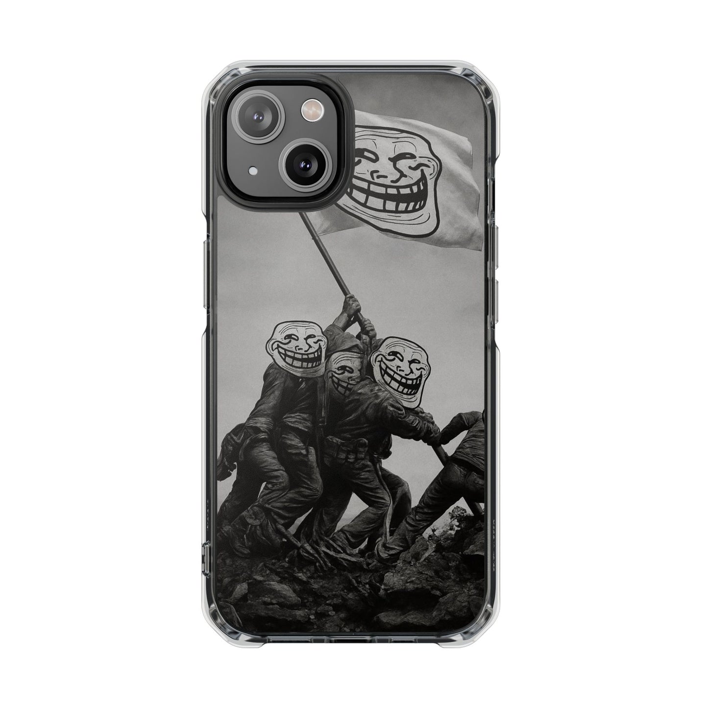 TROLL Flag Phone Case, Trendy Phone Cover, Gift for Gamers, Unique Phone Accessory, Funny Phone Protection
