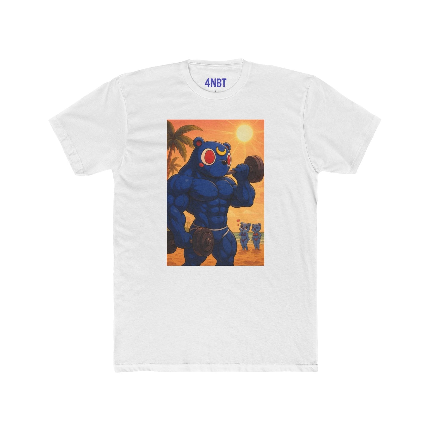 4NBT Stylish Graphic Tee, Fun Summer Shirt, Cool Gift for Him/Her, Casual Everyday Wear, Perfect for Beach Days, Unique Art Design