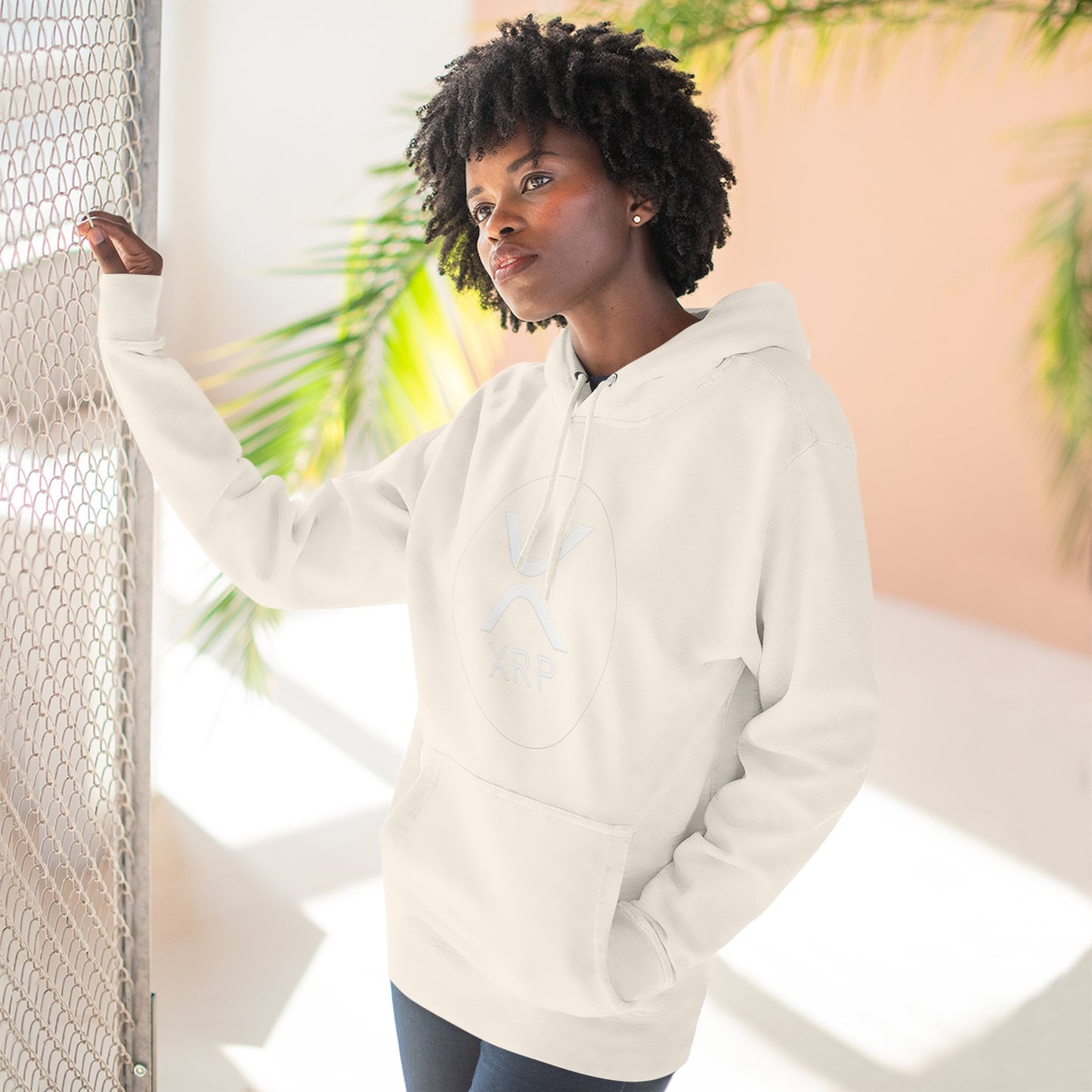 XRP Cozy Three-Panel Fleece Hoodie for Relaxed Casual Style, Perfect for Lounging, Gifting, Everyday Wear, and Cozy Nights