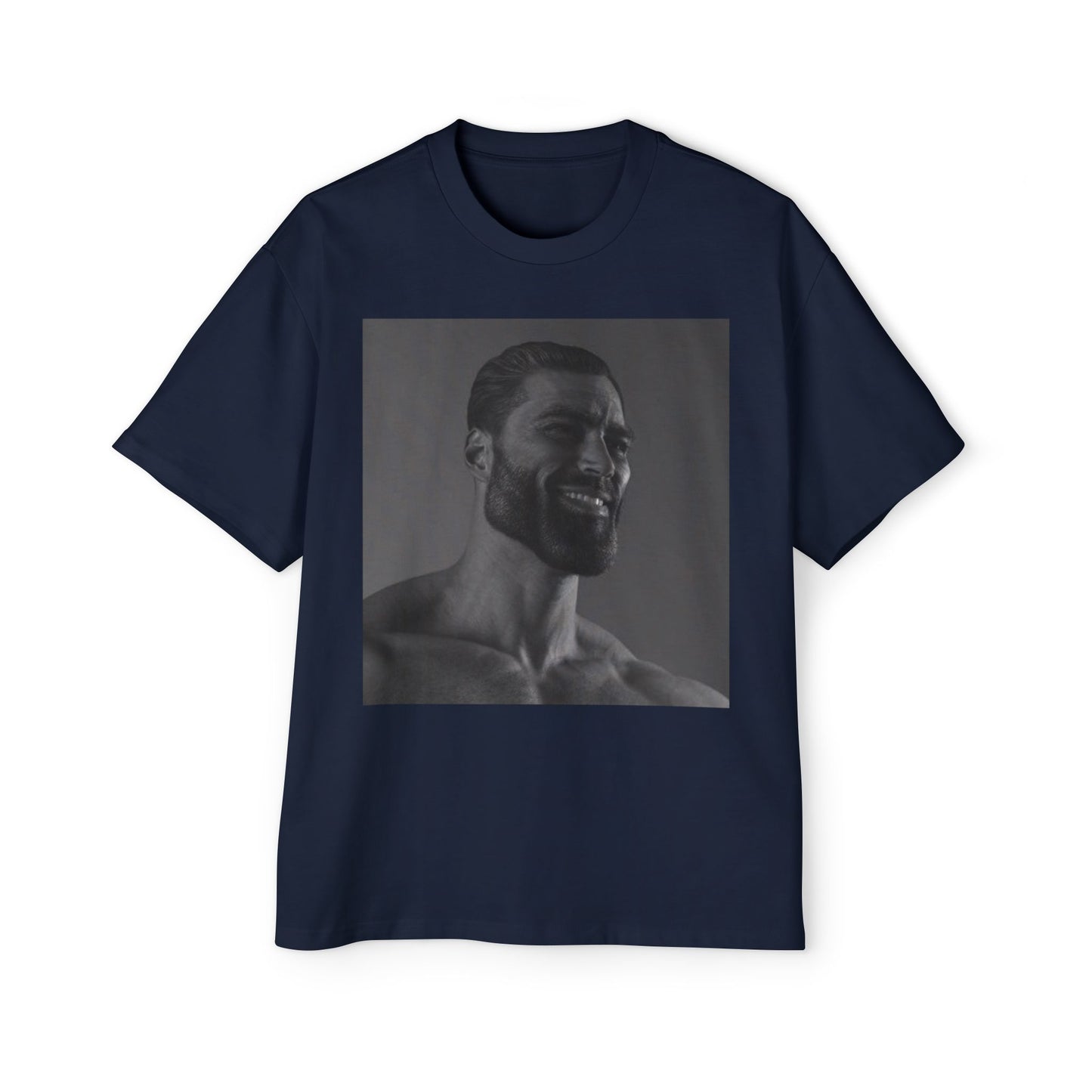 GIGA Men's Heavy Oversized Tee | Casual Streetwear Shirt, Graphic Tee, Gift for Him, Unisex Style, Trendy Apparel