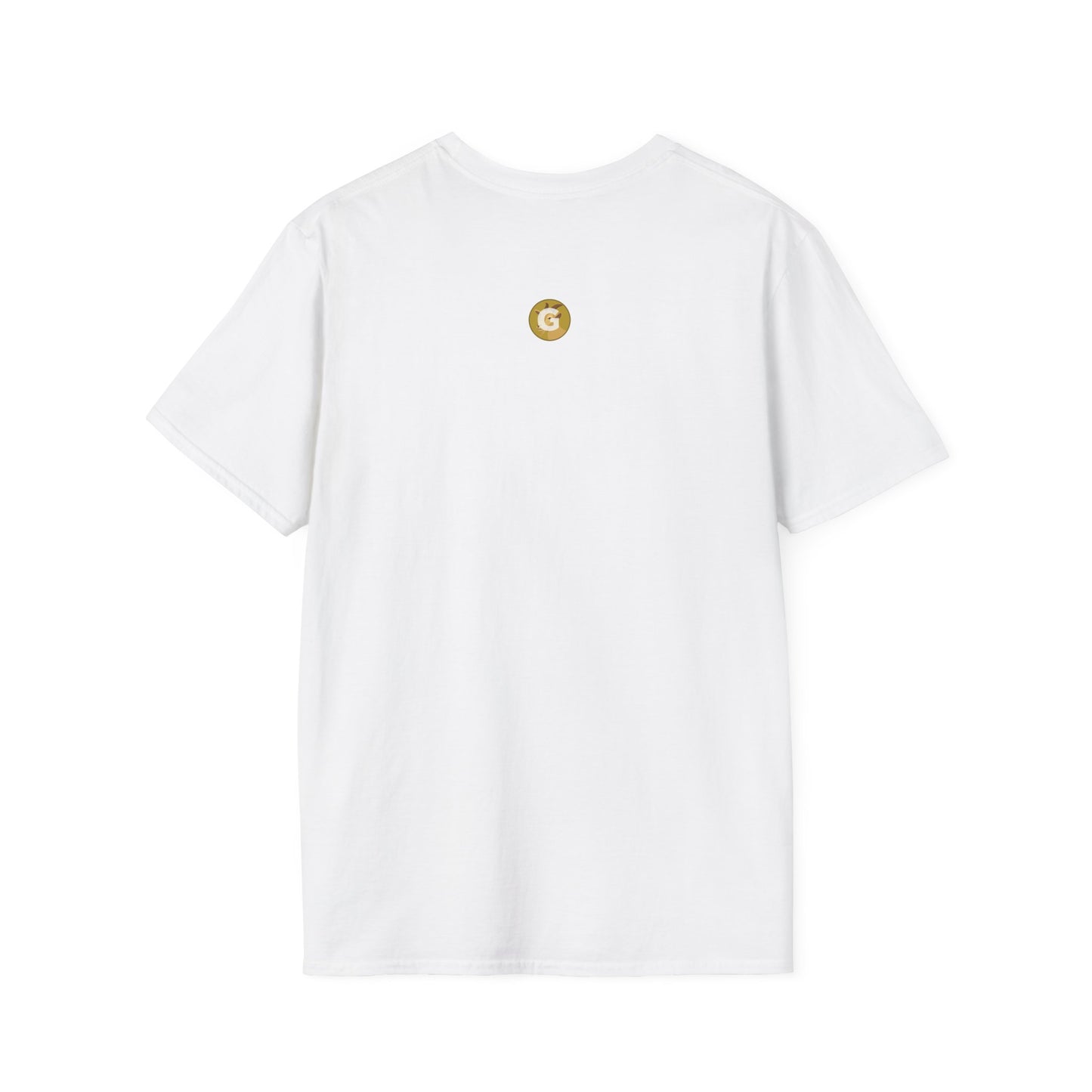 Golden Goat Unisex Softstyle T-Shirt | Cute Goat Tee for Animal Lovers, Birthday Gift, Casual Wear, Farmhouse Decor, Nature Fans