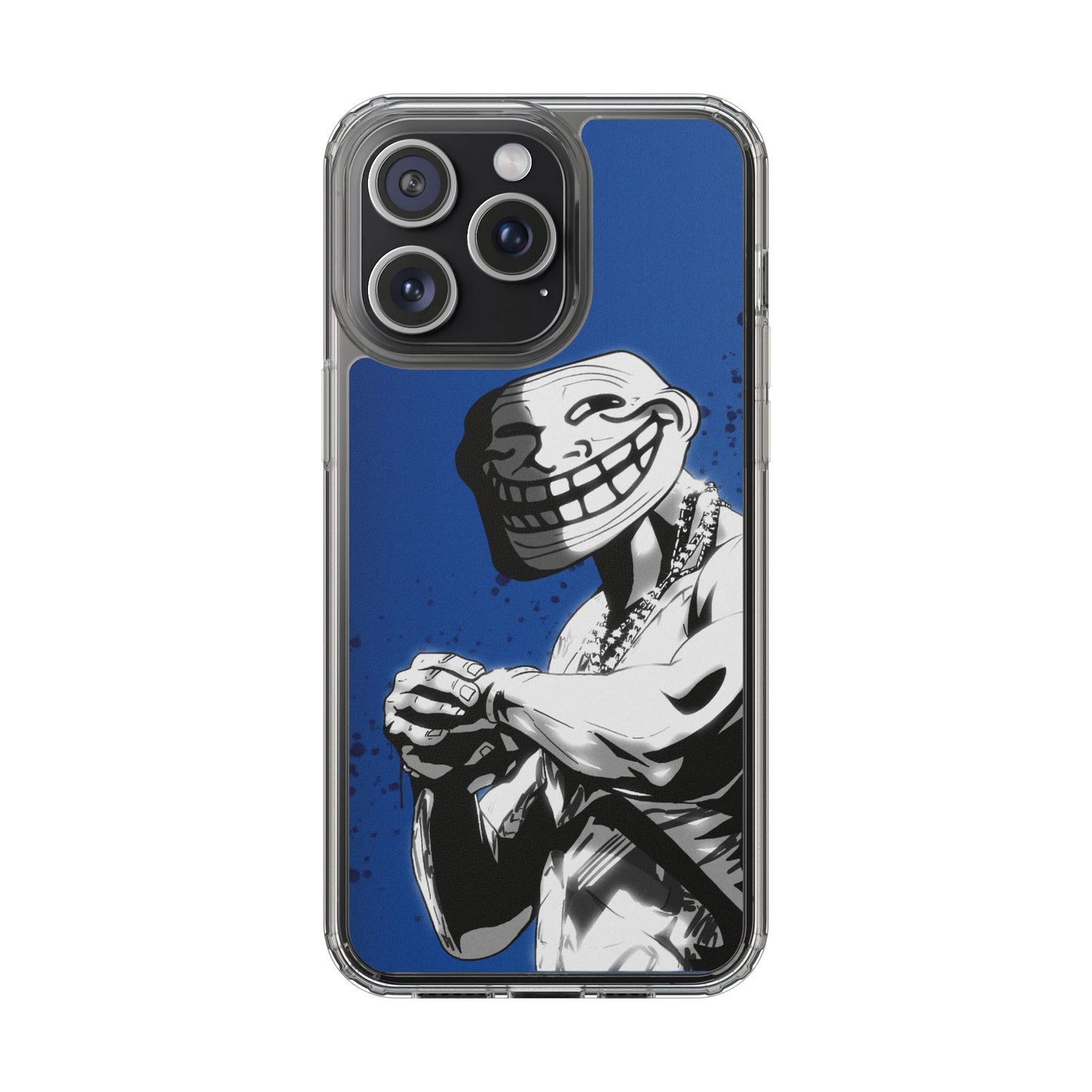 TROLL Clear Cases with Bold Graphic Design, Awesome Phone Accessories, Unique Gifts, Cartoon Phone Covers, Trendy Tech Gear