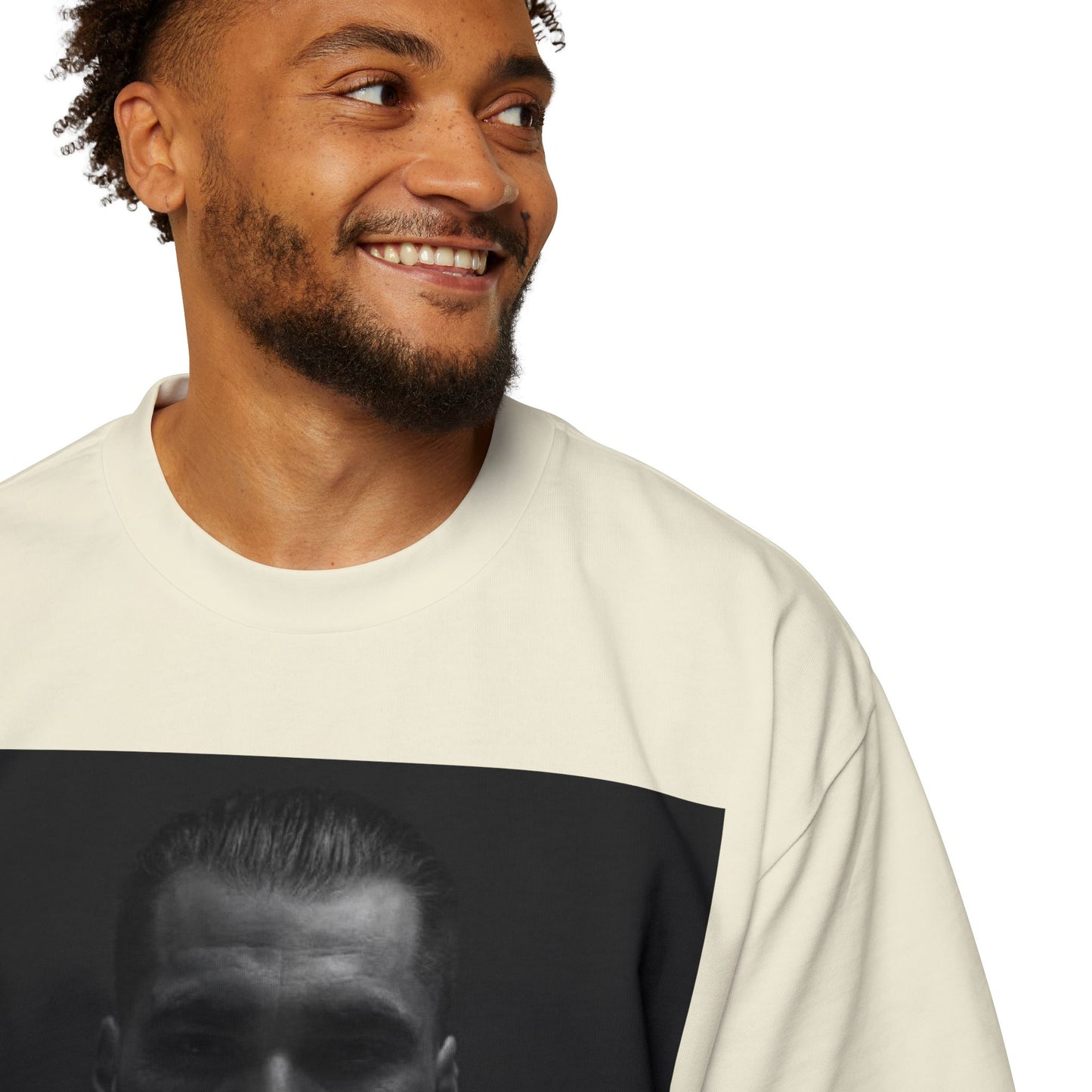 GIGA Stylish Men's Oversized Tee for Comfort Lovers, Casual Wear, Street Style, Gift for Him, Trendy Tee with Gigachad Design