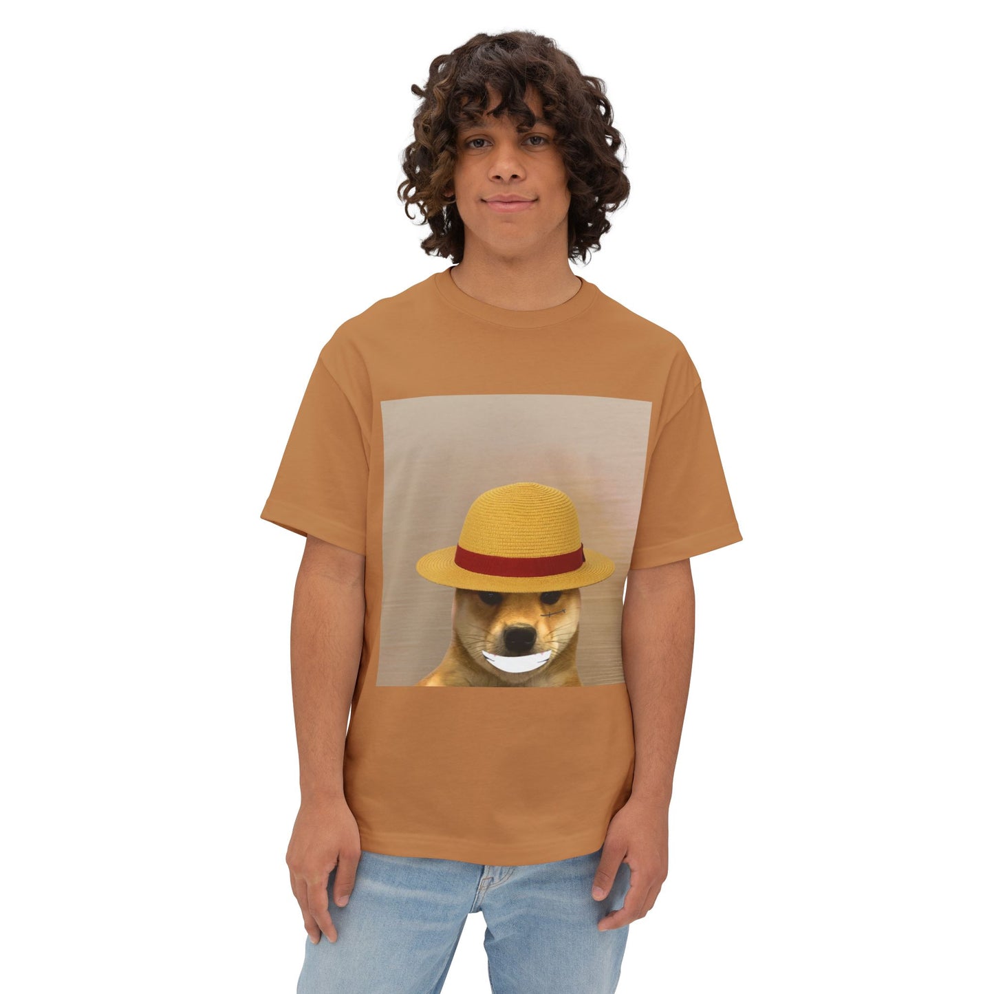 WIF One Piece Oversized Tee, Unisex Graphic Tee, Funny Dog Shirt, Casual Wear, Gift for Dog Lovers, Cute Animal Art