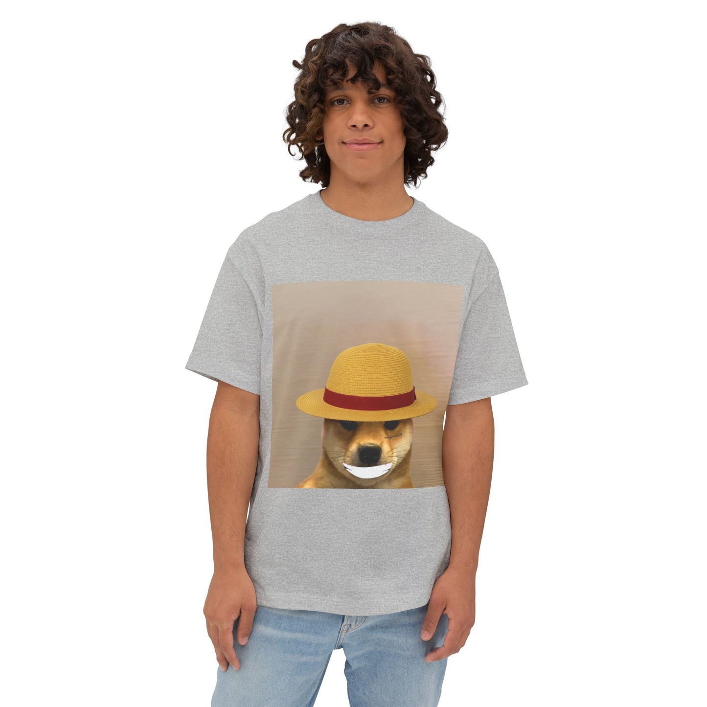 WIF One Piece Oversized Tee, Unisex Graphic Tee, Funny Dog Shirt, Casual Wear, Gift for Dog Lovers, Cute Animal Art
