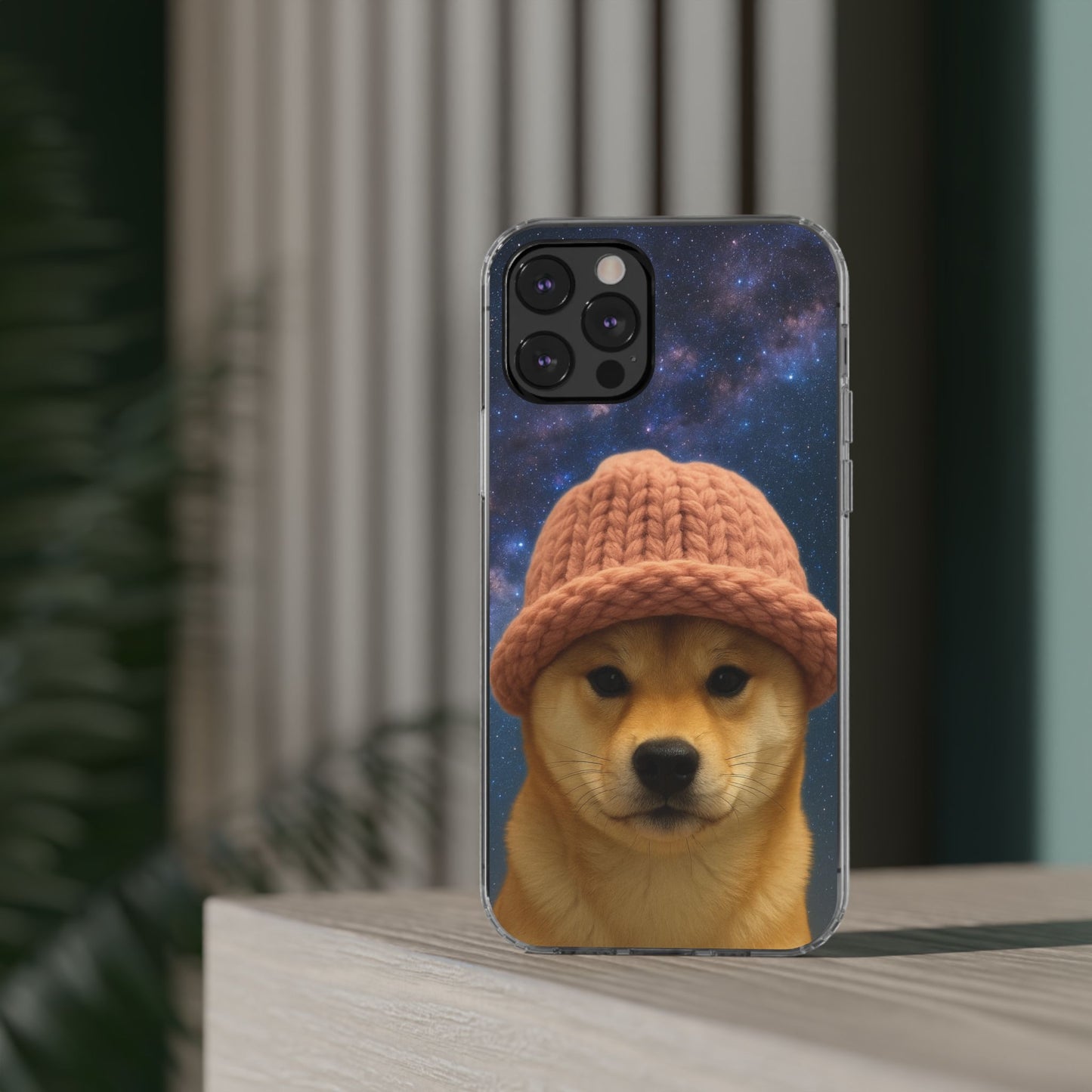 WIF Lovers Clear Phone Case, Cute Phone Cover for Animal Lovers, Pet Gift, Trendy Smartphone Accessory, Unique Dog Case