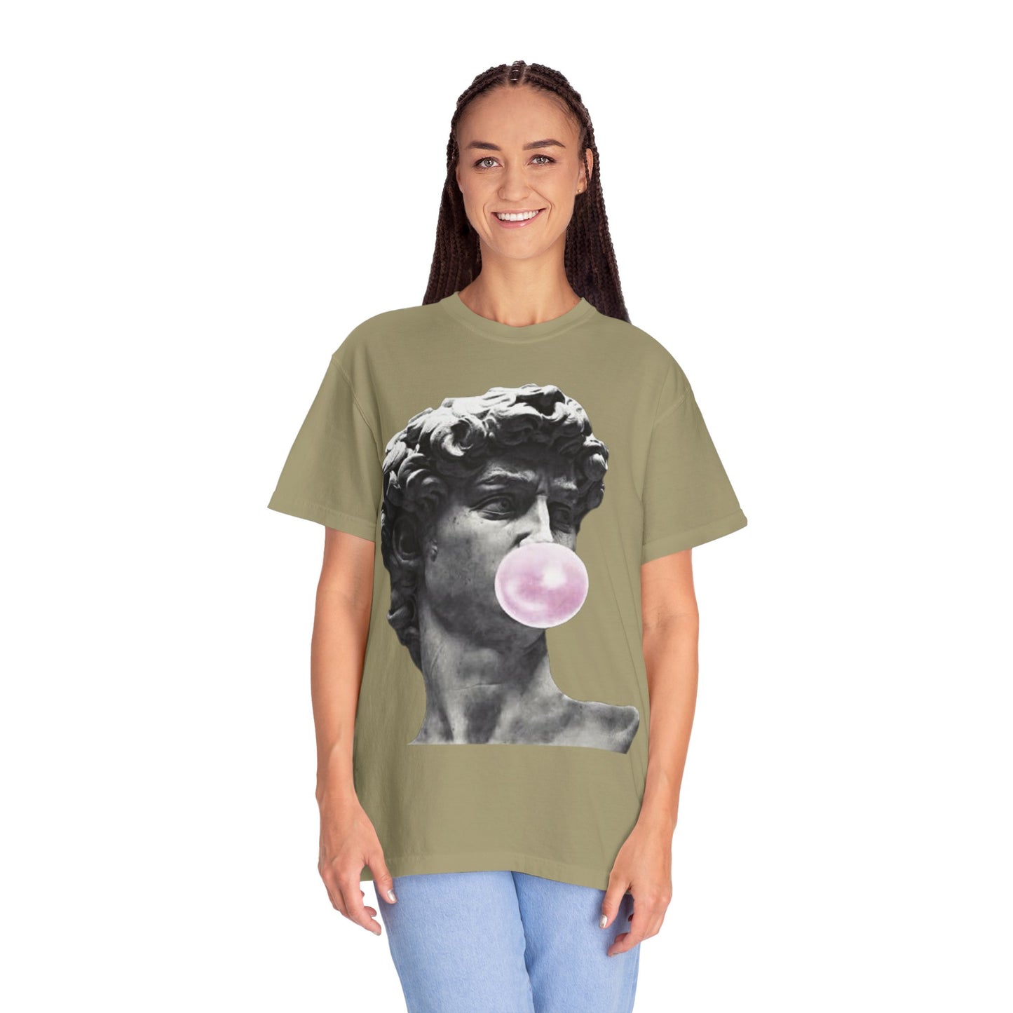 @ye Bubblegum David T-Shirt | Trendy Unisex Tee, Art-Inspired Shirt, Casual Summer Wear, Gift for Art Lovers i