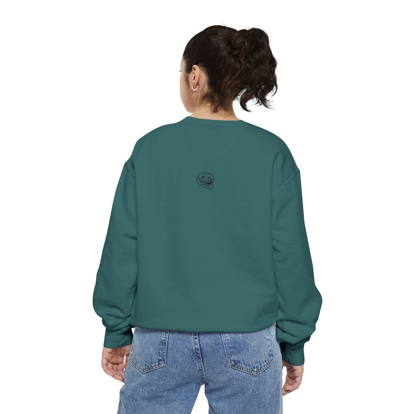 TROLL Stylish Unisex Sweatshirt with Playful Graphic, Trendy Streetwear, Cozy and Casual, Perfect Gift for Any Occasion, Unique Art Design