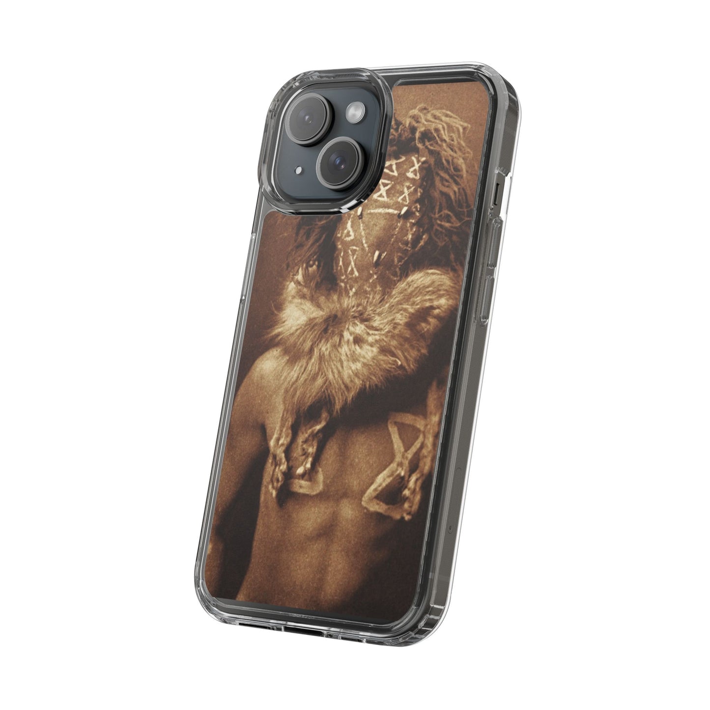 Yei Artistic Clear Phone Case for Unique Expression, Phone Accessories, Nature Lovers, Boho Style, Gift for Him/Her
