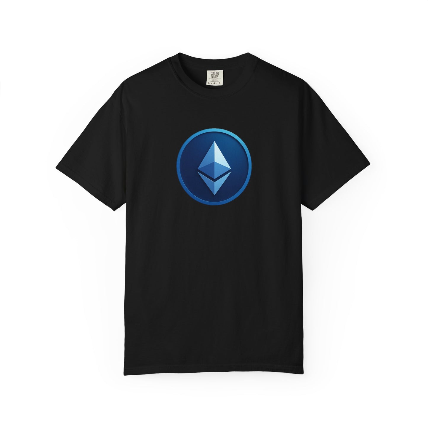Ethereum Graphic T-Shirt, Unisex Casual Tee, Blockchain Apparel, Gamer Shirt, Crypto Gift, Stylish Streetwear