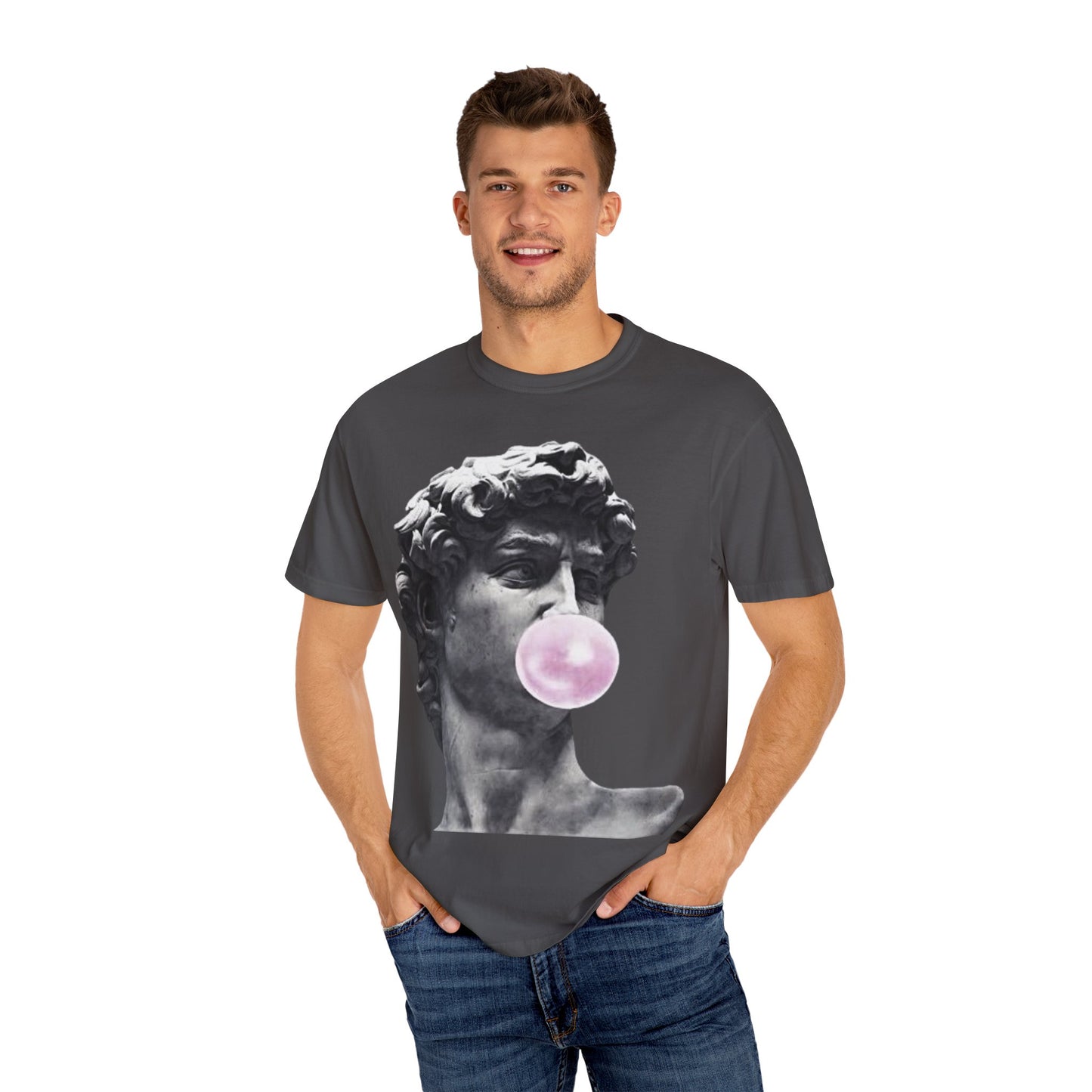 @ye Bubblegum David T-Shirt | Trendy Unisex Tee, Art-Inspired Shirt, Casual Summer Wear, Gift for Art Lovers i