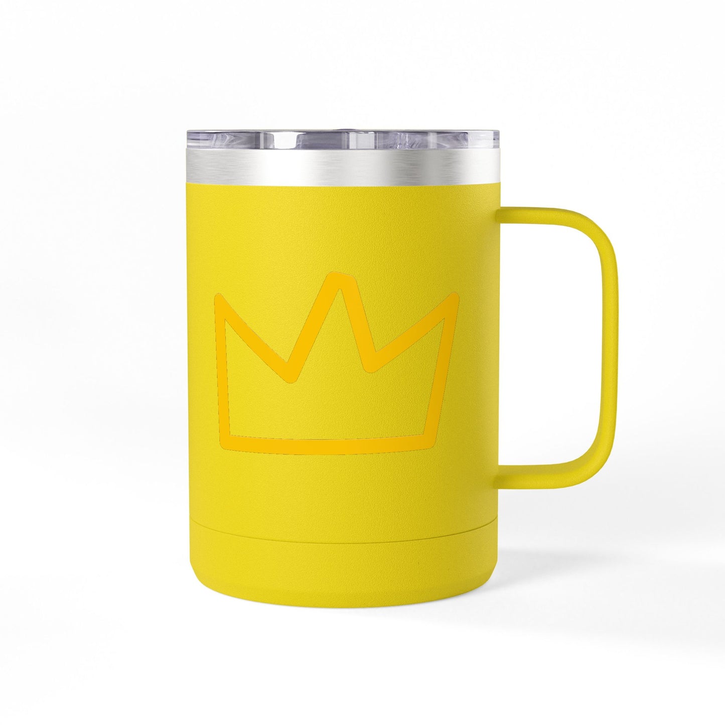 Trench Merch Crown Coffee Mug Tumbler, Perfect for Beach Lovers, Gifts for Friends, Summer Getaways, Adventure Travel, Crown Design