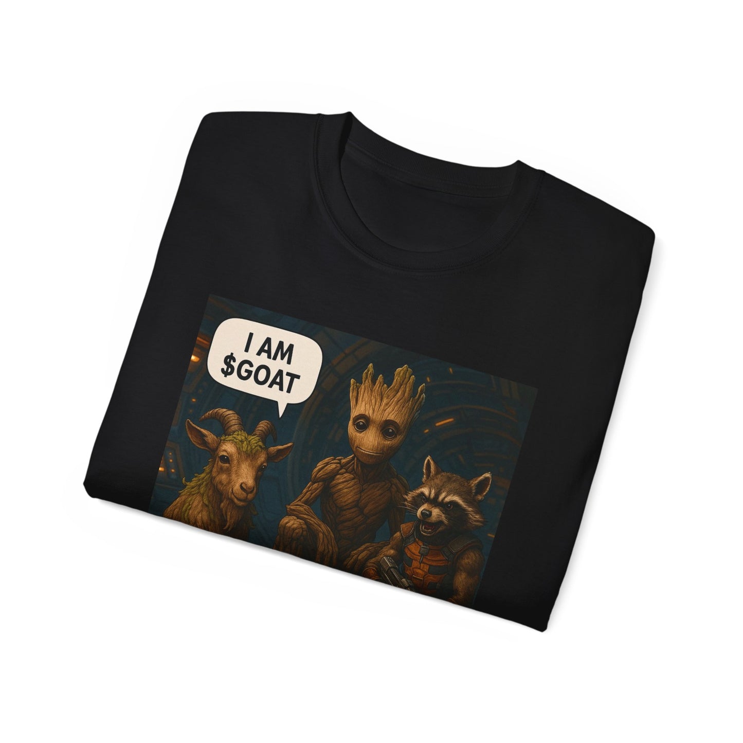Goat Graphic Tee for Fans of Humor, Perfect Gift for Birthdays, Casual Wear, Geeky Apparel, I AM GOAT Theme